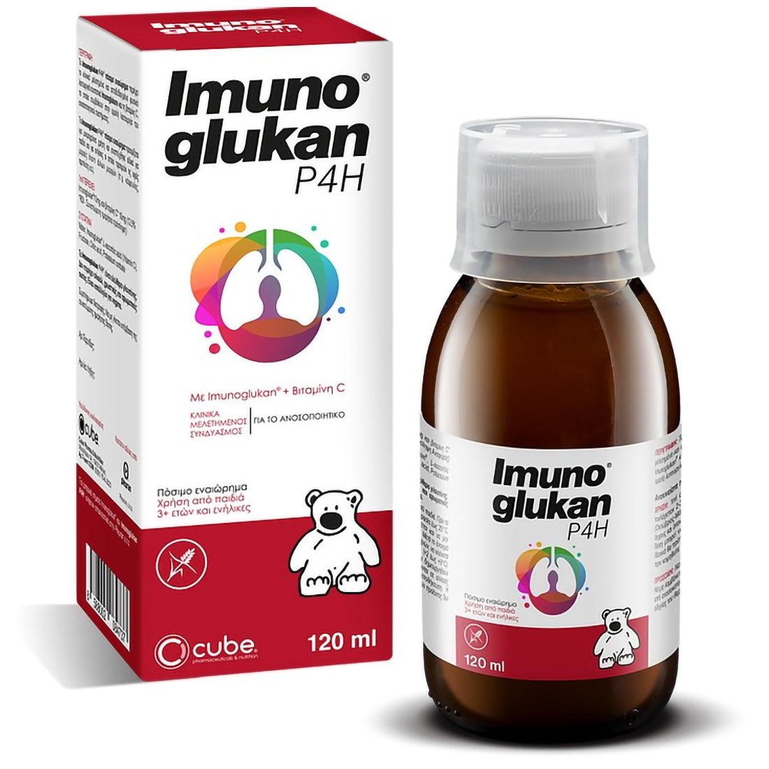 Imunoglukan Imunoglukan P4H Oral Suspension with IMG & Vitamin C Παιδικό Συμπλήρωμα Διατροφής σε Σιρόπι με Βιταμίνη C για την Ενίσχυση του Ανοσοποιητικού 120ml