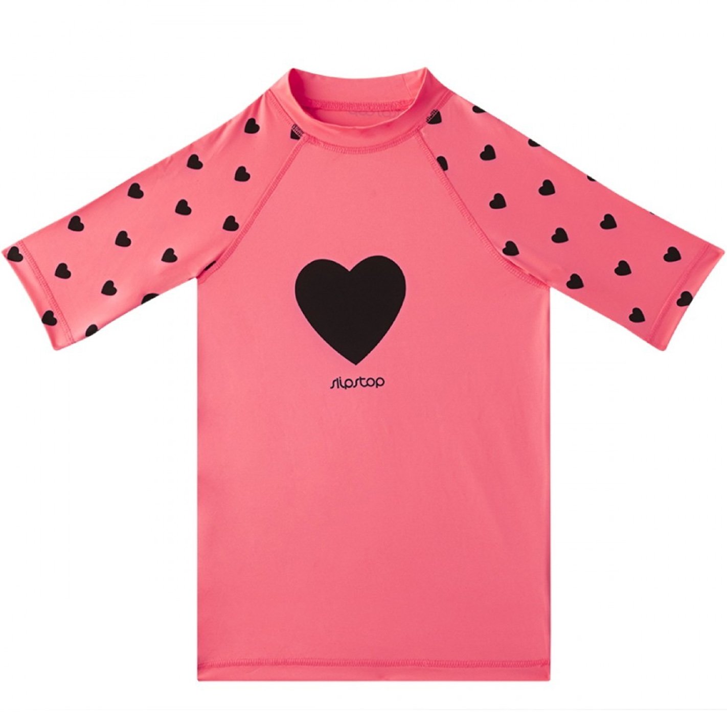 SlipStop Slipstop Neon Hearts UV Shirt 4-5 Years Παιδική Μπλούζα Προστασίας από τον Ήλιο 1 Τεμάχιο Κωδ 82101