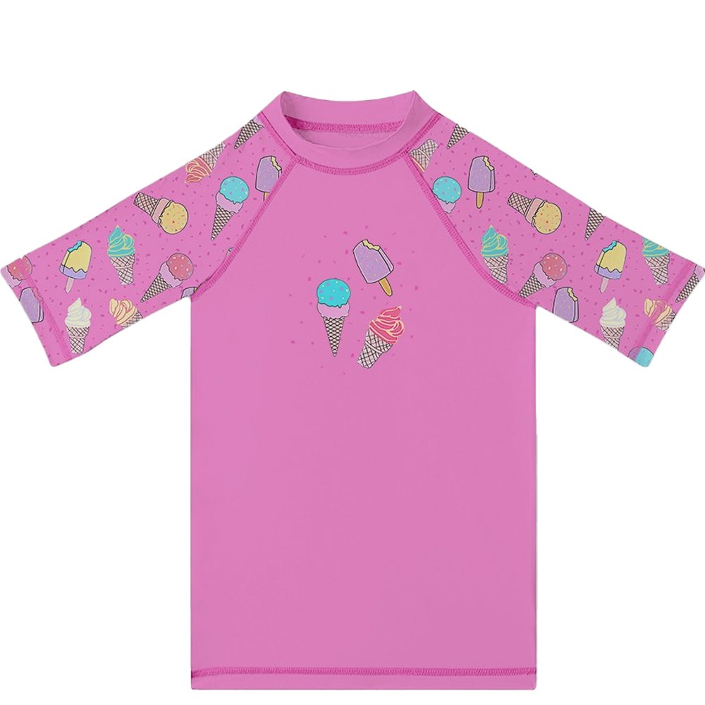 SlipStop SlipStop Ice Cream UV Shirt Κωδ 82122 Παιδική Μπλούζα με Αντηλιακή Προστασία, 1 Τεμάχιο - 4 to 5 Years (104-110cm)