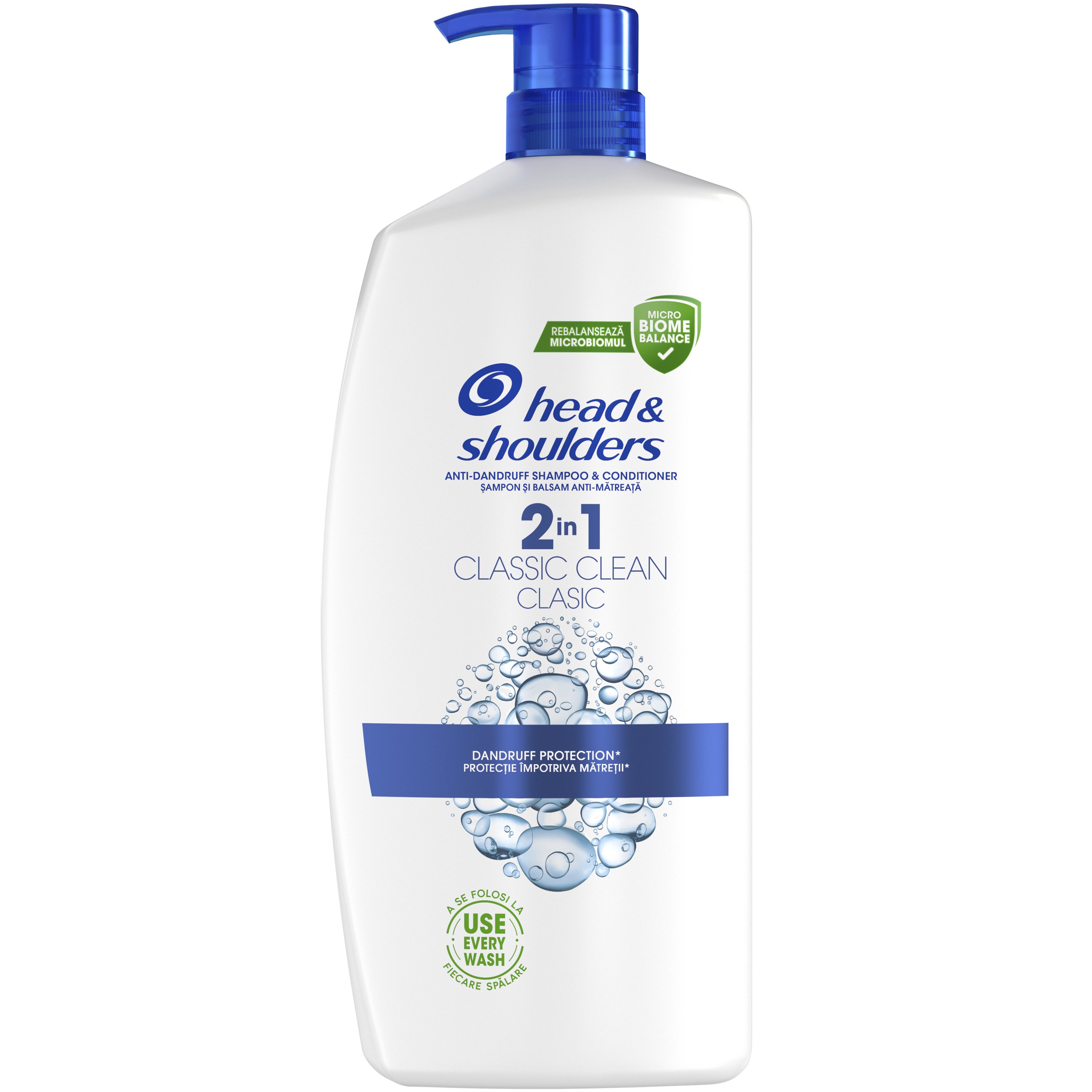 Head and Shoulders Head & Shoulders Classic Clean 2in1 Anti-Dandruff Shampoo & Conditioner Σαμπουάν & Conditioner Κατά της Πιτυρίδας για Όλους τους Τύπους Μαλλιών 800ml