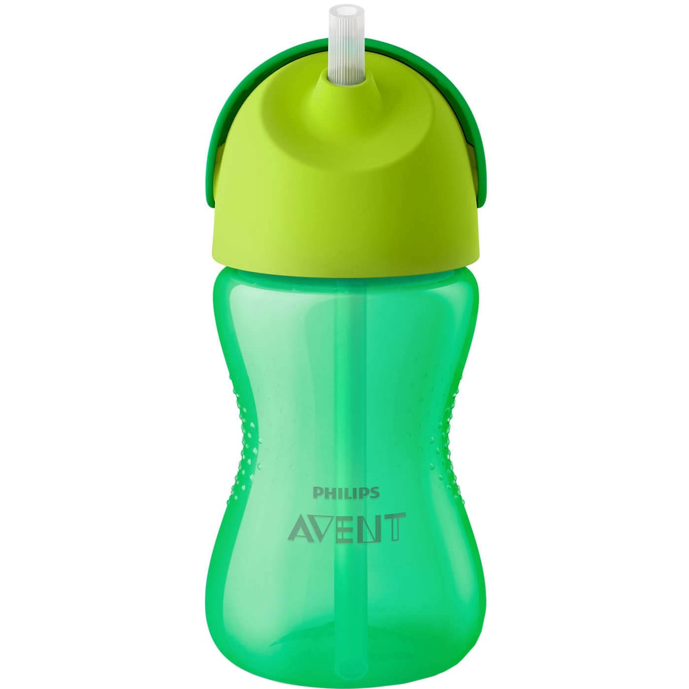 Philips Avent Philips Avent Bendy Straw Cup 12m+ Πράσινο Εύχρηστο Πλαστικό Κύπελο με Καλαμάκι για Δραστήρια Νήπια στη Φάση της Ανάπτυξης 300ml, Κωδ SCF798/01