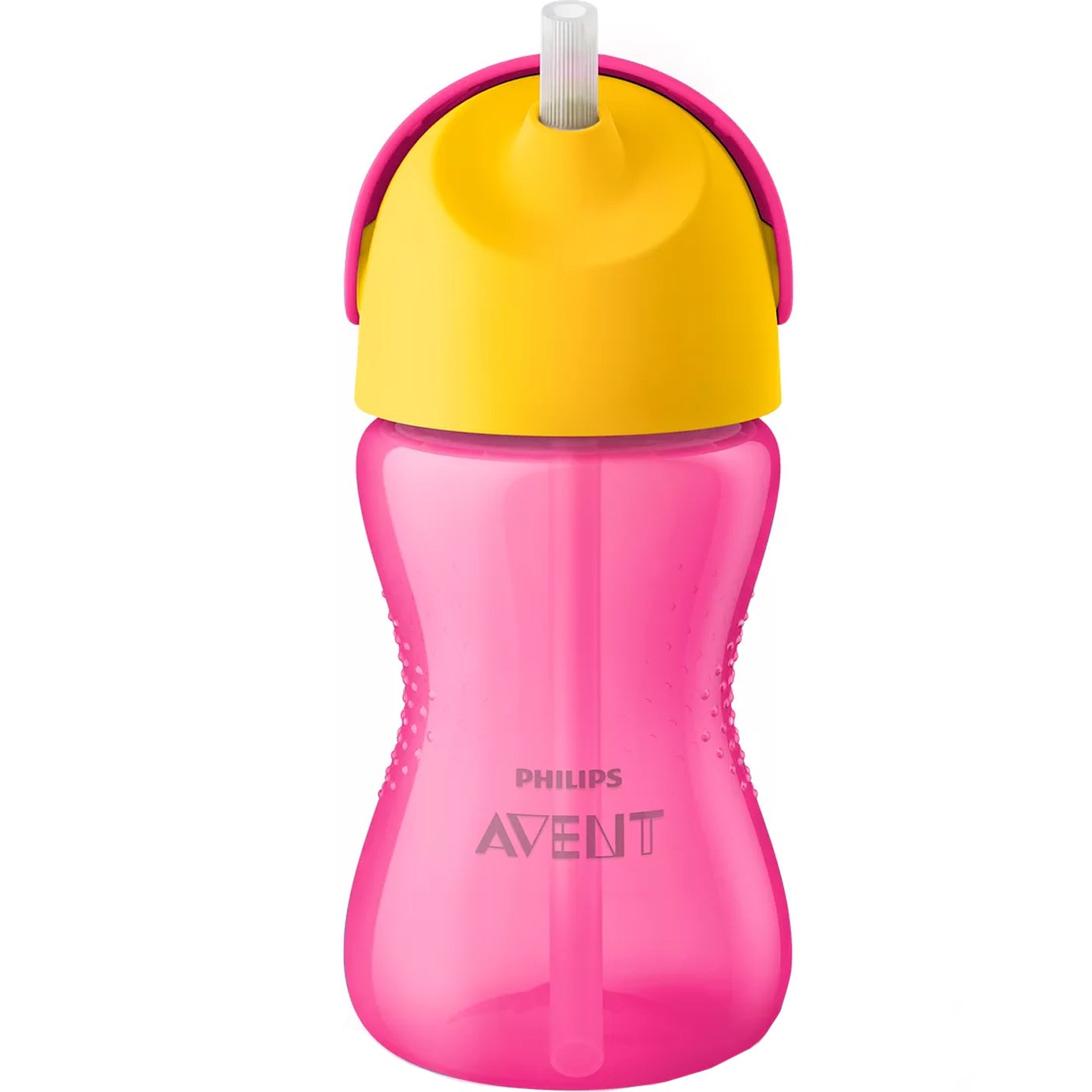 Philips Avent Philips Avent Bendy Straw Cup 12m+ Ροζ Εύχρηστο Πλαστικό Κύπελο με Καλαμάκι για Δραστήρια Νήπια στη Φάση της Ανάπτυξης 300ml, Κωδ SCF798/02