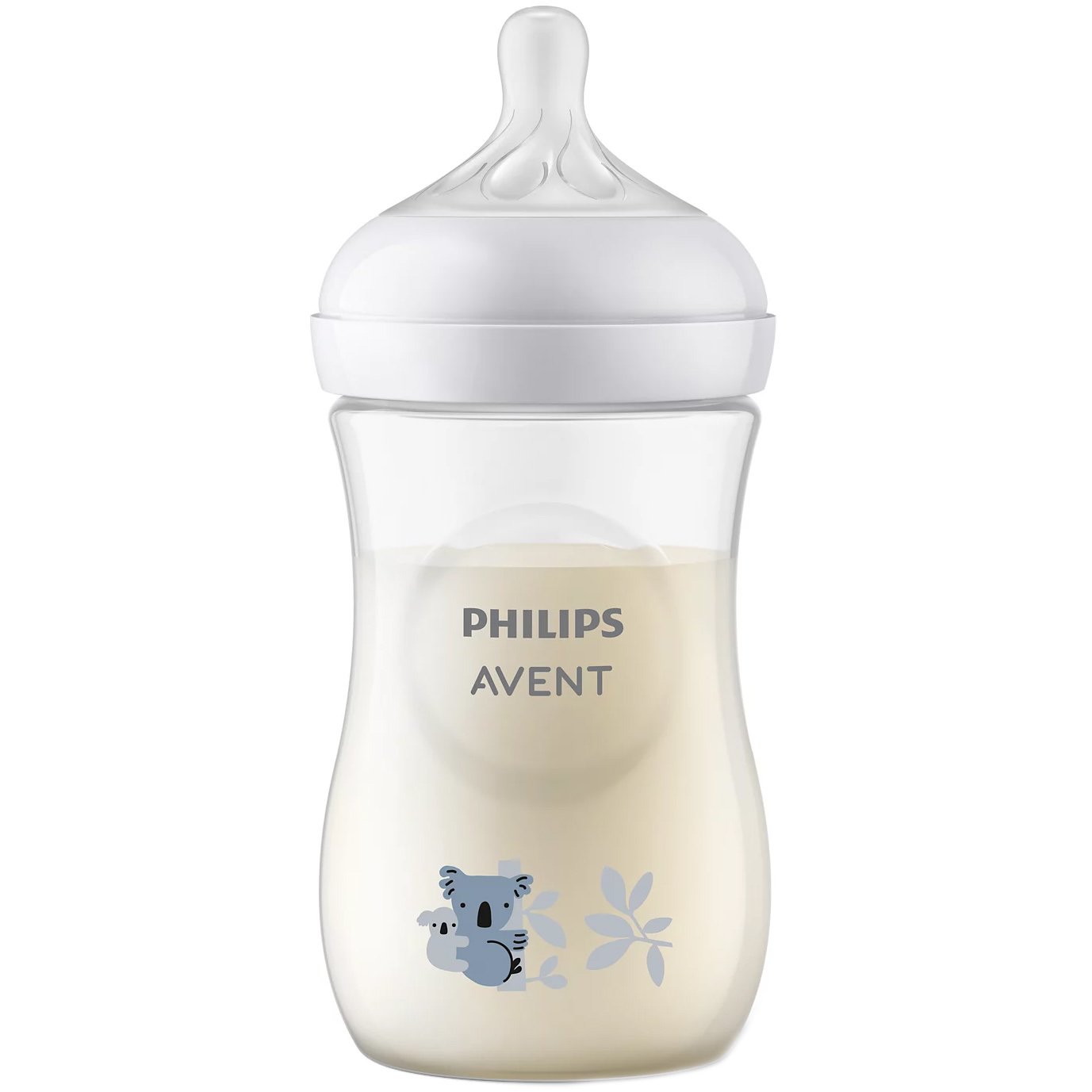 Philips Avent Philips Avent Natural Response Bottle 1m+ Μπιμπερό Πολυπροπυλενίου με Θηλή Σιλικόνης Ροής 3 Οπών Κοάλα 260ml, Κωδ SCY903/67