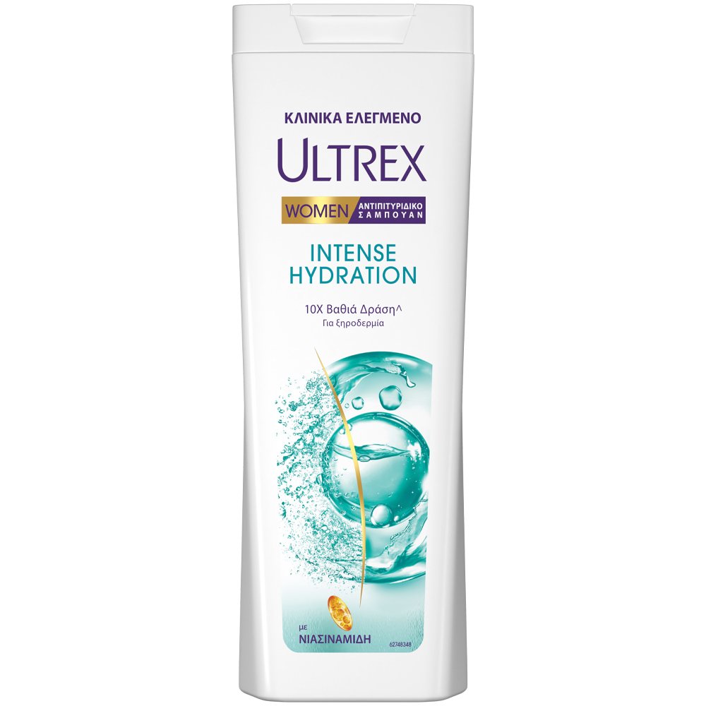 Ultrex Ultrex Women Intense Hydration Anti-Dandruff Shampoo Αντιπιτυριδικό Σαμπουάν Κατά της Ξηροδερμίας με Εκχύλισμα Κάκτου 360ml