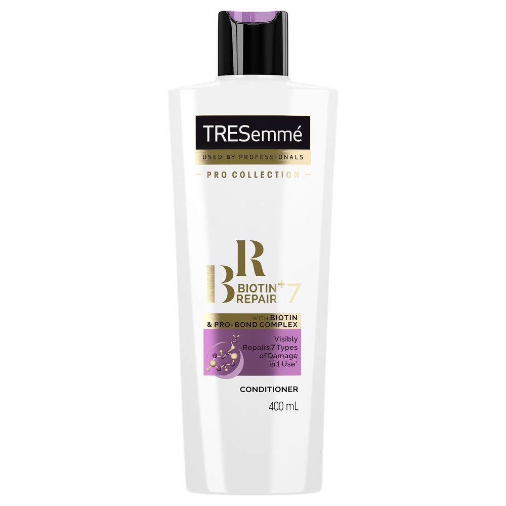 TRESemme Biotin+Repair 7 Conditioner Προστατευτική Κρέμα Μαλλιών Κατά της Θερμότητας, Αναδομεί τα Ταλαιπωρημένα Μαλλιά 400ml φωτογραφία