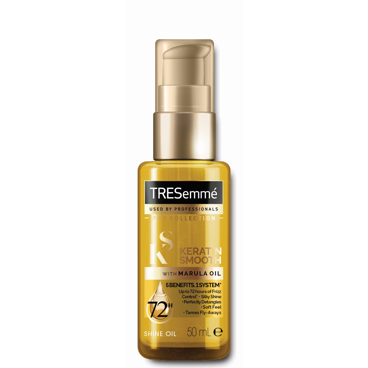 TRESemme TRESemme Keratin Smooth With Marula Oil Λάδι Λάμψης με Κερατίνη, για Απαλά & Λαμπερά Μαλλιά & Έλεγχο του Φριζαρίσματος 50ml