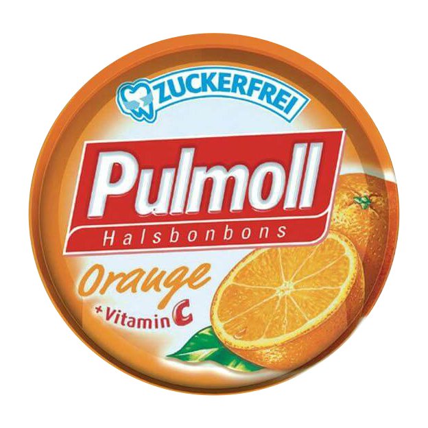 Pulmoll Pulmoll Candies with Orange & Vitamin C Καραμέλες με Πορτοκάλι & Βιταμίνη C 45gr