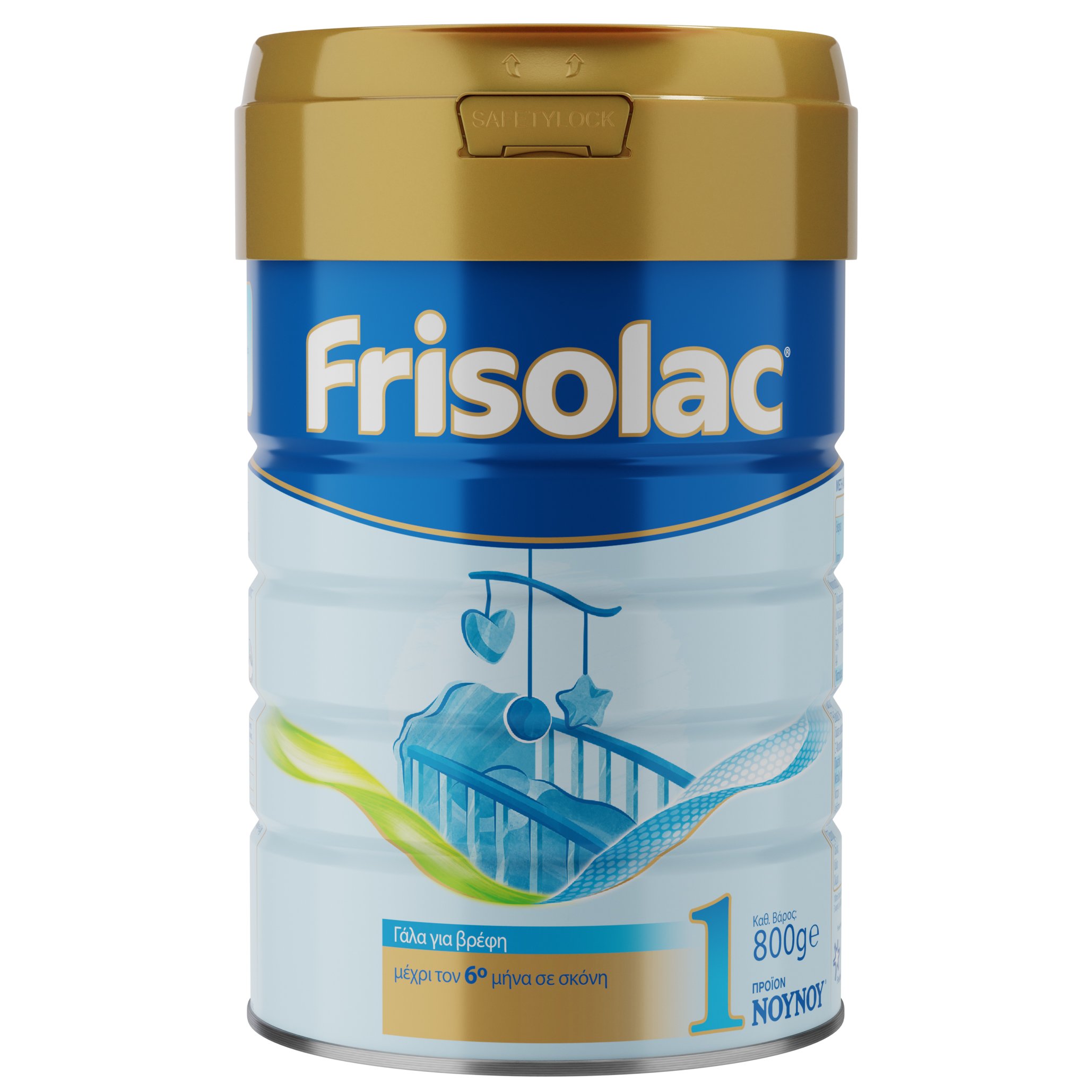 Nounou Frisolac 1 Γάλα σε Σκόνη για Βρέφη Μέχρι τον 6ο Μήνα 800gr 38977