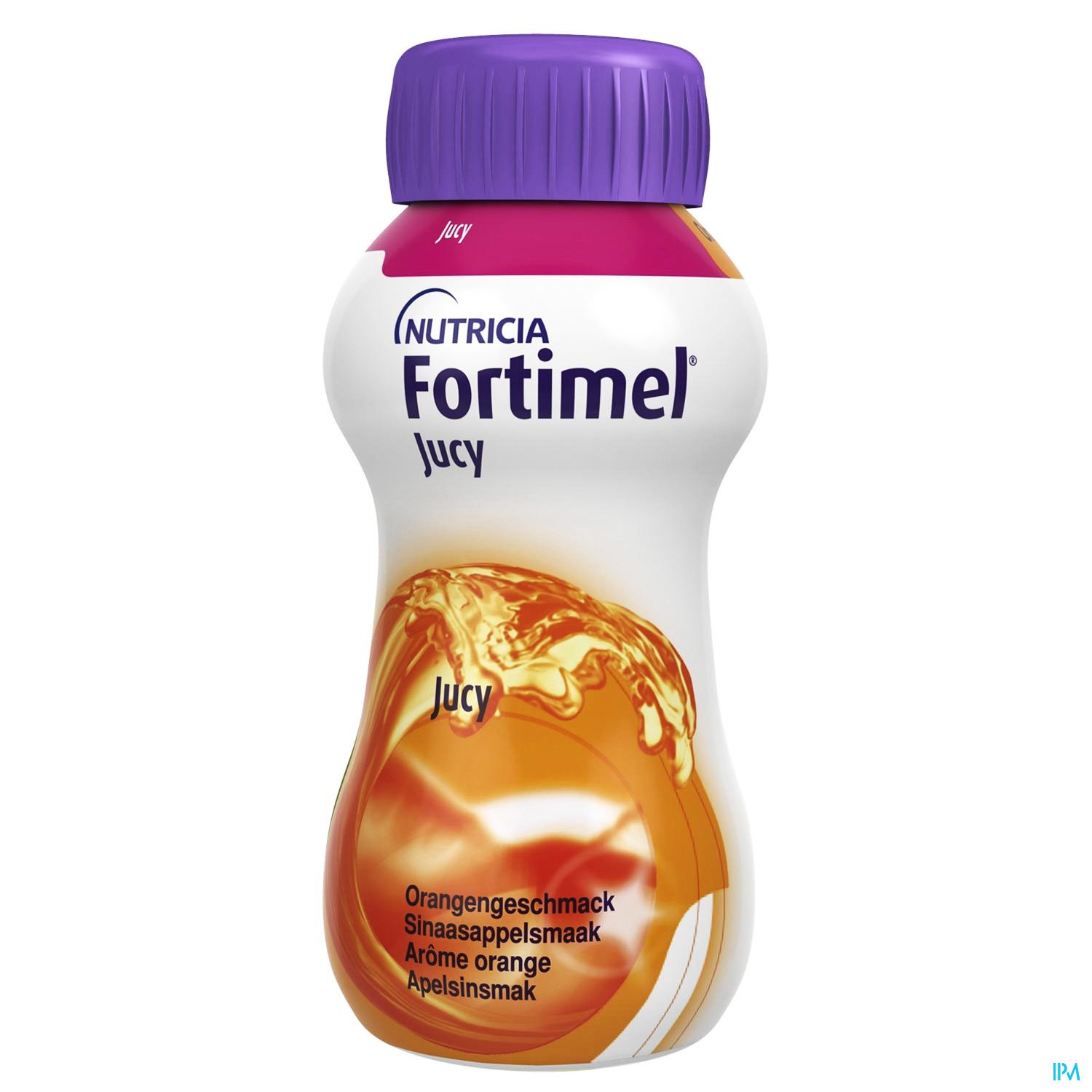 Nutricia Nutricia Fortimel Jucy Orange Συμπλήρωμα Διατροφής - Θρεπτικό Σκεύασμα Υψηλής Ενέργειας, Χωρίς Γλουτένη με Γεύση Πορτοκάλι 4x200ml