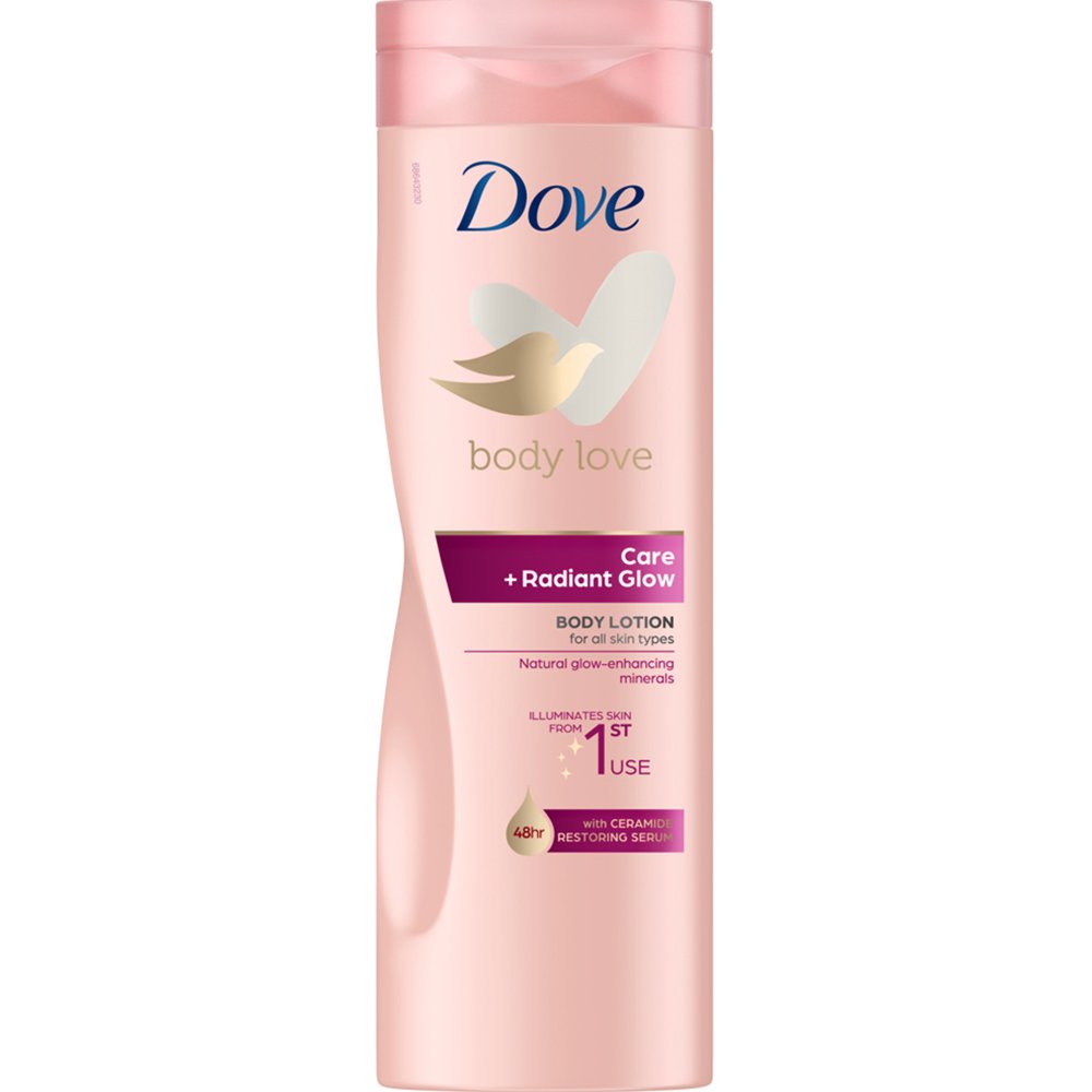 Dove Dove Body Love Care + Radiant Glow Body Lotion Ενυδατικό Γαλάκτωμα Σώματος για Θρέψη σε Βάθος & Απαλή Επιδερμίδα 400ml