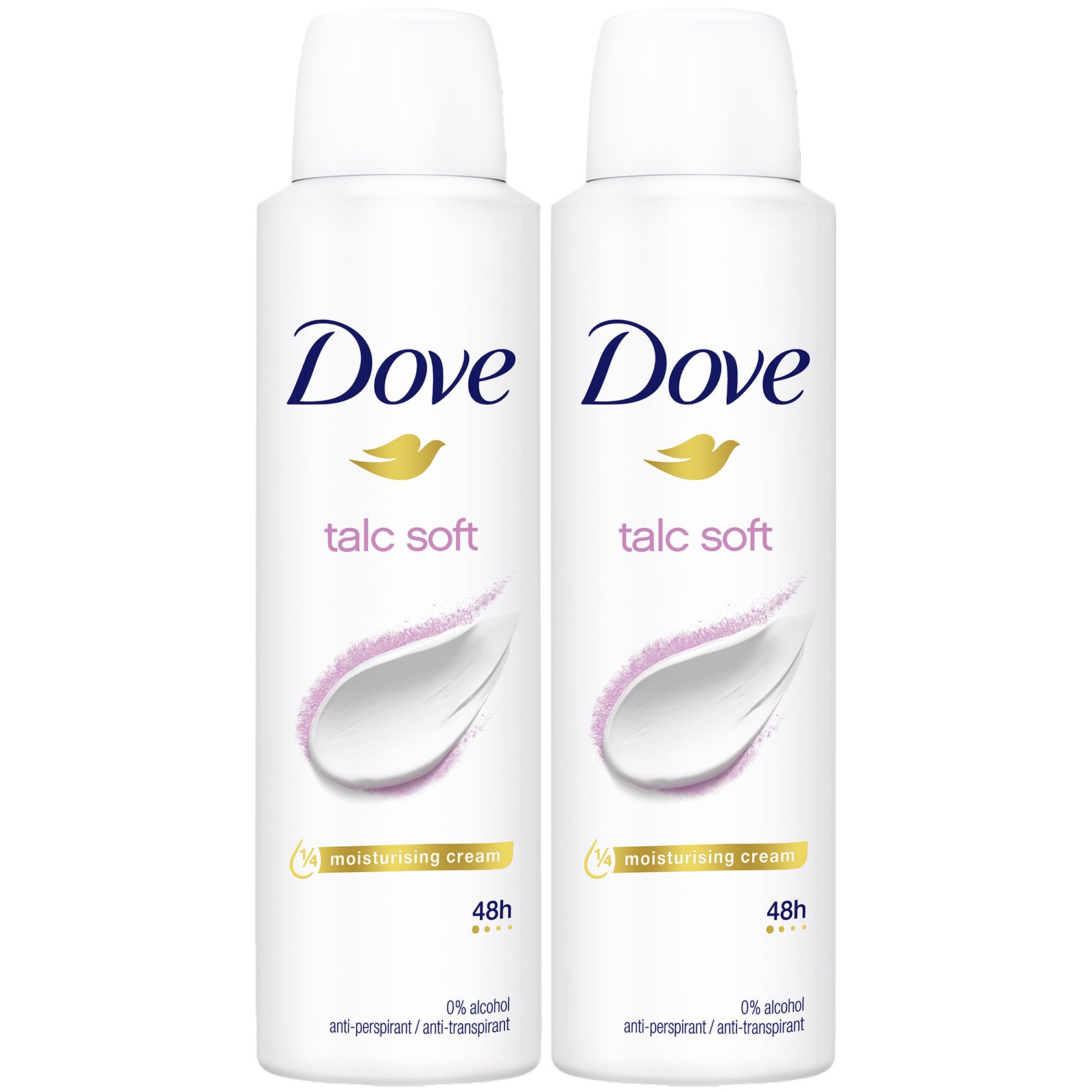 Dove Dove Πακέτο Προσφοράς Advance Care Talc Soft 48h Anti-Perspirant Spray 2x150ml (1+1 Δώρο)