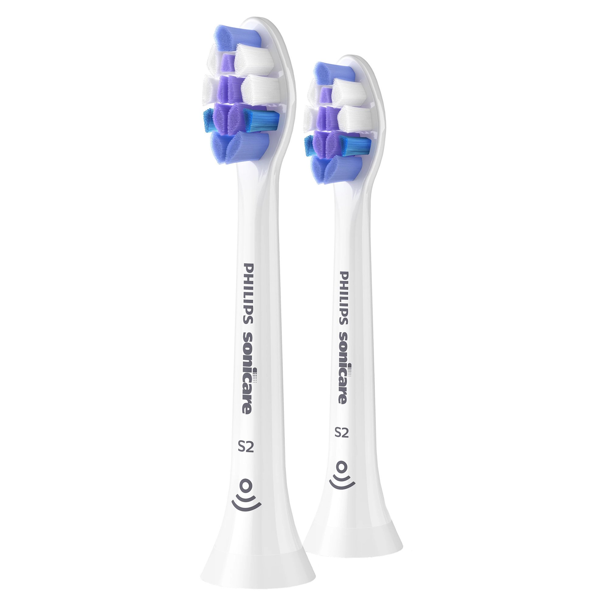 Philips Sonicare Philips Sonicare S2 Sensitive Replacement Brush Heads Ανταλλακτική Κεφαλή Οδοντόβουρτσας για Ευαίσθητα Δόντια 2 Τεμάχια