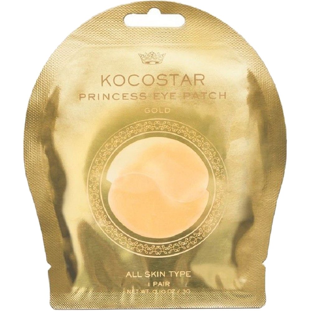 Kocostar Kocostar Princess Eye Patch Gold Επιθέματα Υδρογέλης για Εντατική Ενυδάτωση της Περιοχής των Ματιών 1 Ζευγάρι