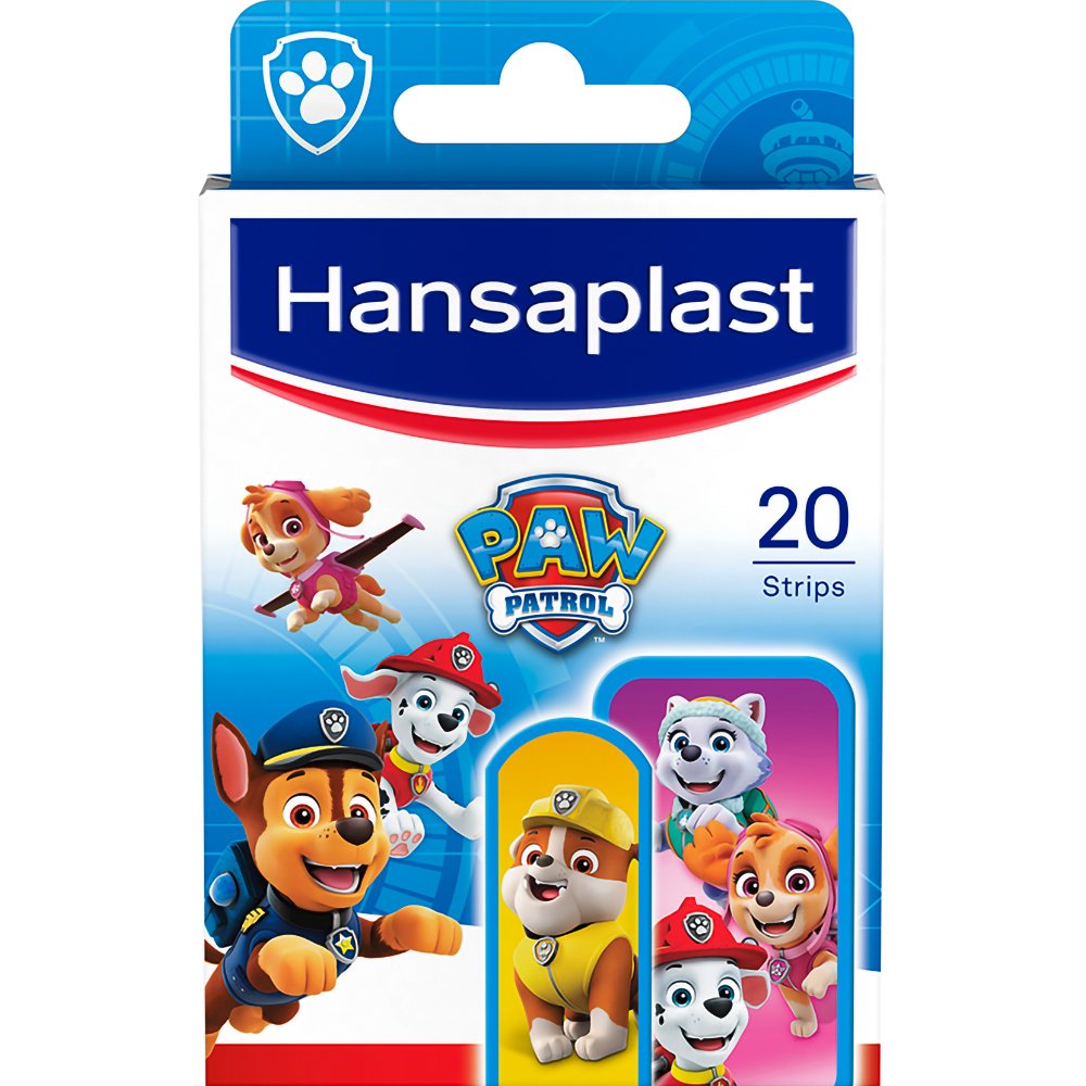 Hansaplast Paw Patrol Plaster Strips Παιδικά Αυτοκόλλητα Επιθέματα με Χαρακτήρες Paw Patrol 20 Τεμάχια
