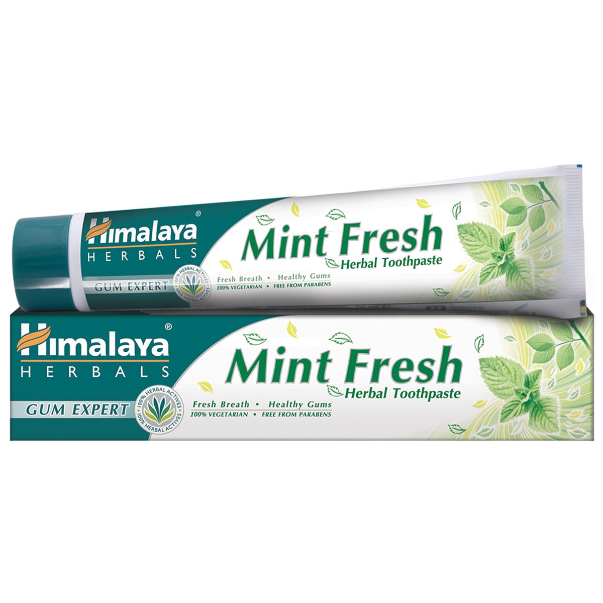 Himalaya Himalaya Mint Fresh Herbal Toothbrush Οδοντόκρεμα με Φυσικά Στυπτικά, Miswak & Μέντα 75ml