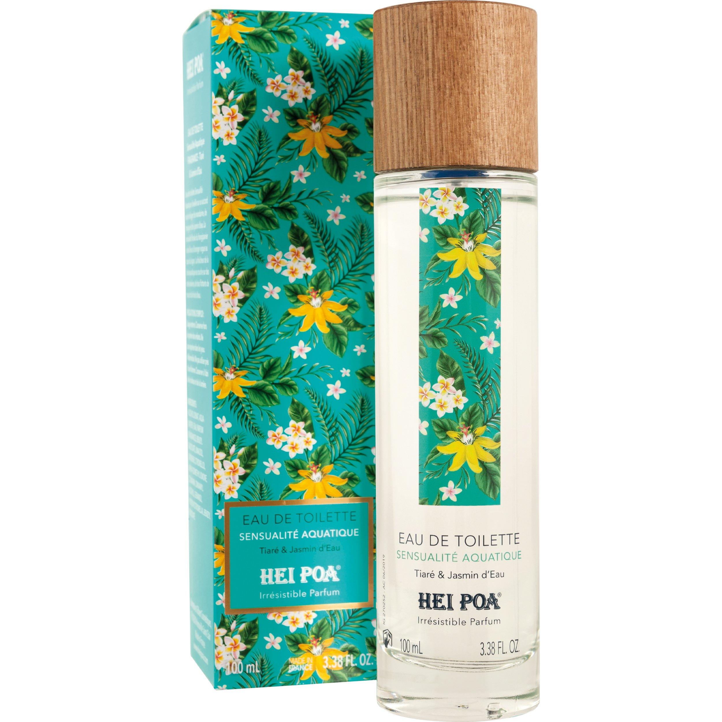 Hei Poa Hei Poa Eau de Toilette Aquatic Sensuality Tiara & Water Jasmine Γυναικείο Αισθησιακό Άρωμα με Νότες από Μανταρίνι, Μάνγκο & Γιασεμί 100ml