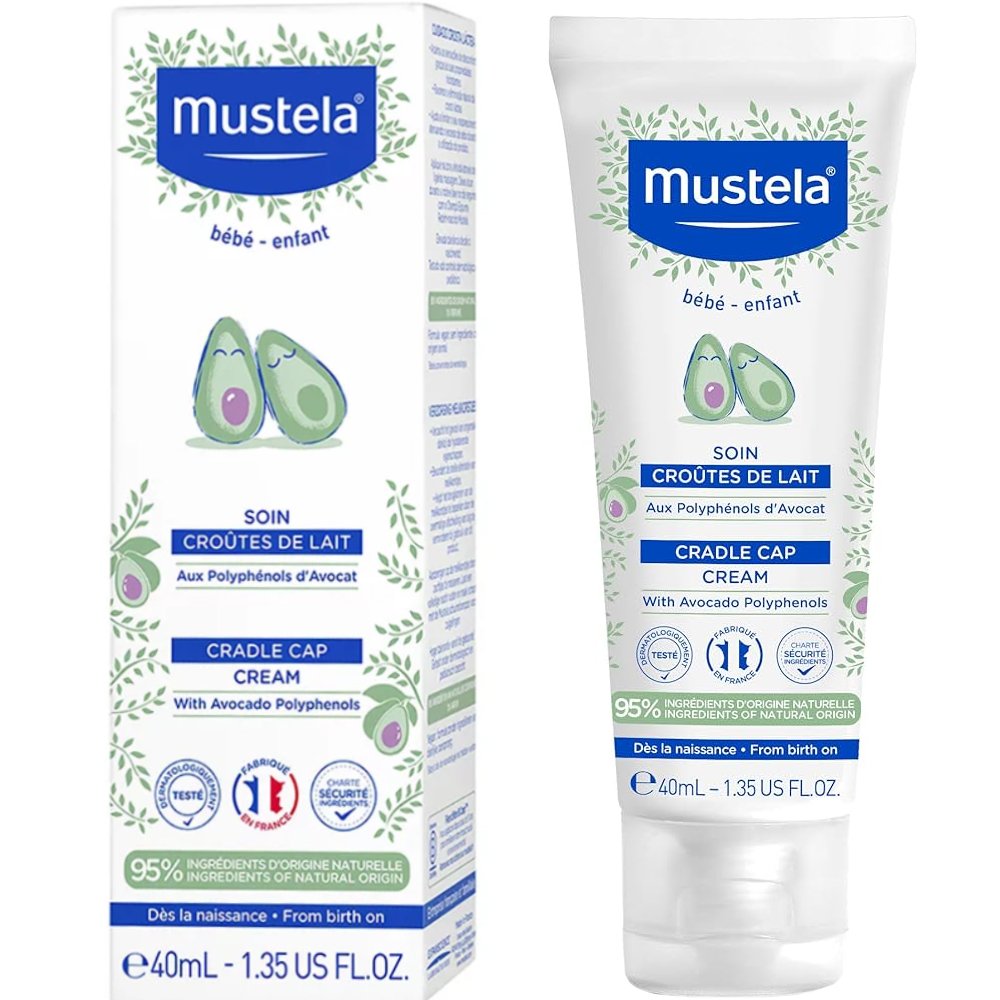 Mustela Mustela Cradle Cap Cream Βρεφική Καταπραϋντική Κρέμα για την Αντιμετώπιση της Νινίδας 40ml