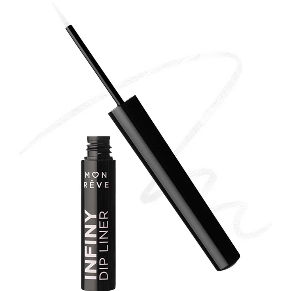 Mon Reve Mon Reve Infiny Dip Liner Waterproof Ultra Long-Wear Liquid Eyeliner Αδιάβροχο Υγρό Eyeliner Πολύ Μεγάλης Διάρκειας 2ml - 07 Blanco