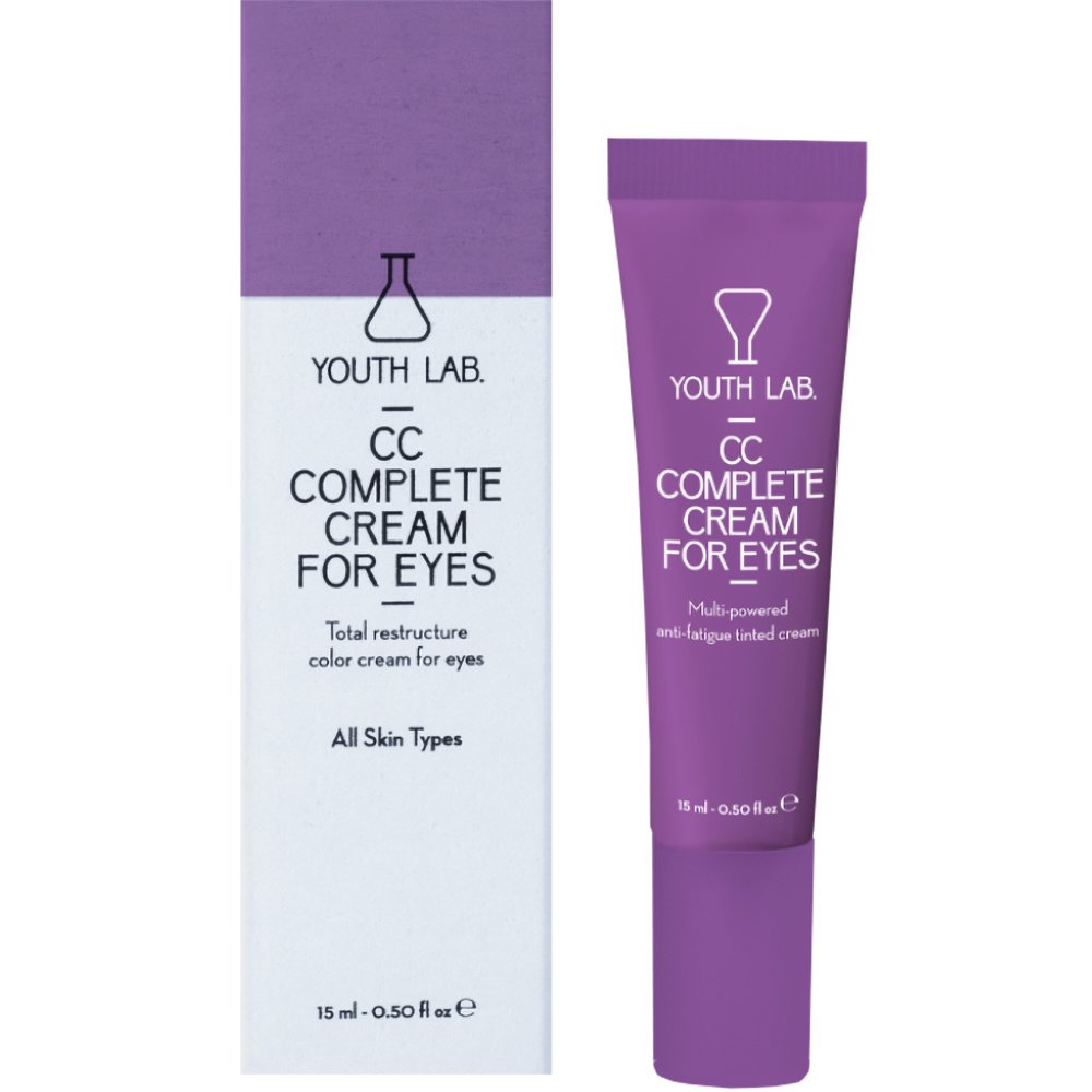 Youth Lab. Youth Lab CC Complete Cream for Eyes All Skin Types Κρέμα Ολικής Αναδόμησης με Χρώμα για την Περιοχή των Ματιών 15ml