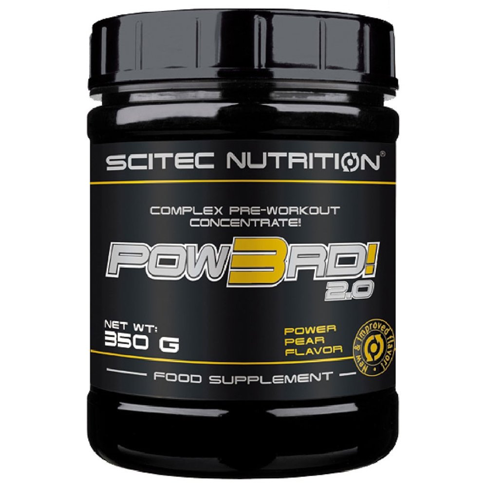 Scitec Nutrition Scitec Nutrition Pow3rd 2.0 Complex Pre-Workout Concetrate Συμπλήρωμα Διατροφής για την Ενίσχυση της Σωματικής, Μυικής Απόδοσης με Γεύση 350g - Power Pear