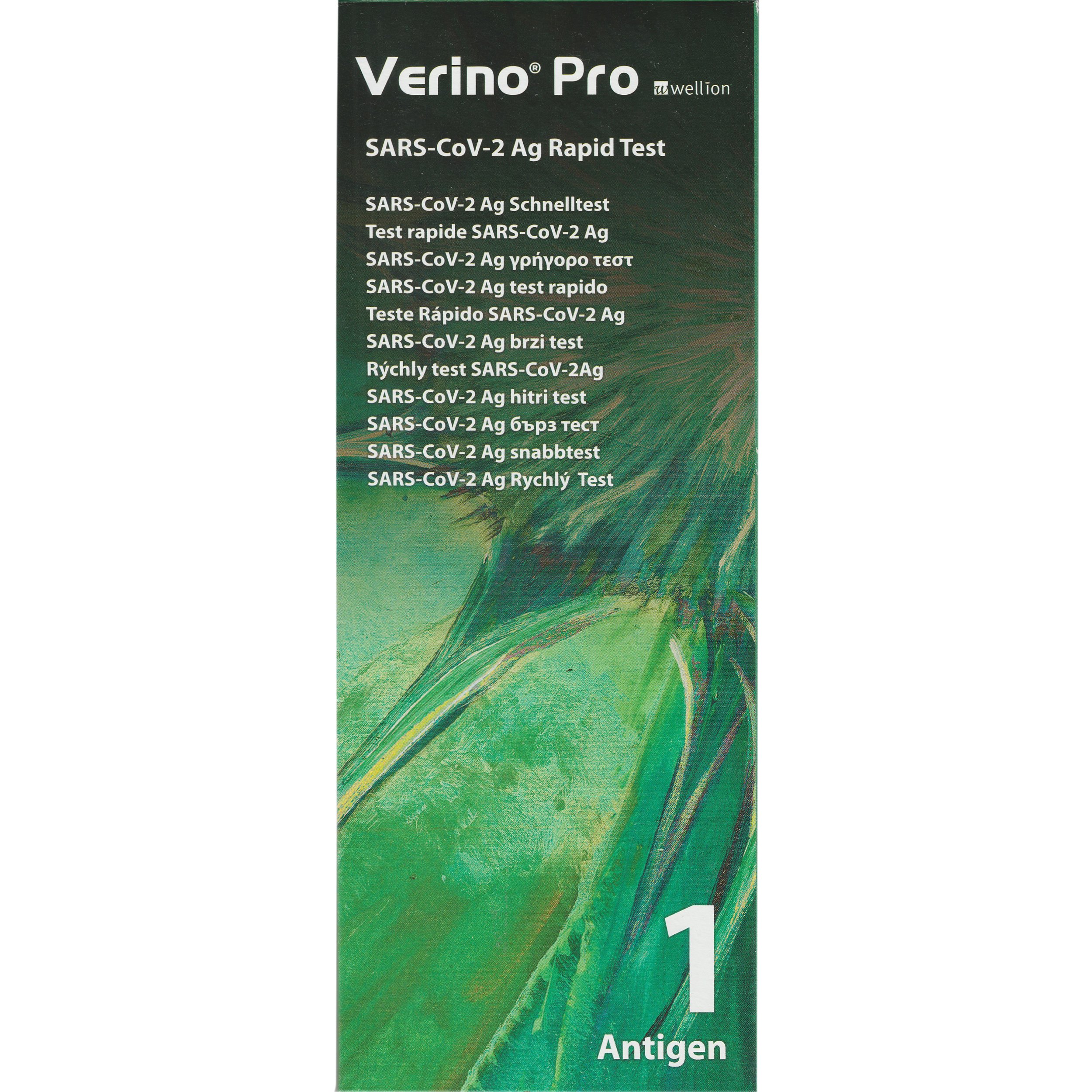 Wellion Wellion Verino Pro Sars-Cov-2 Ag Rapid Self Test Διαγνωστικό Τεστ Ταχείας Ανίχνευσης Αντιγόνου Covid με Ρινοφαρυγγικό Δείγμα1 Τεμάχιο