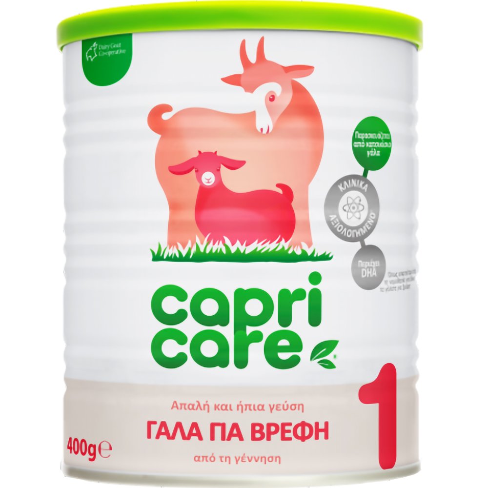 Capricare Capricare 1 Goat Infant Milk 0-6m Κατσικίσιο Γάλα 1ης Βρεφικής Ηλικίας σε Σκόνη έως τον 6ο Μήνα 400g