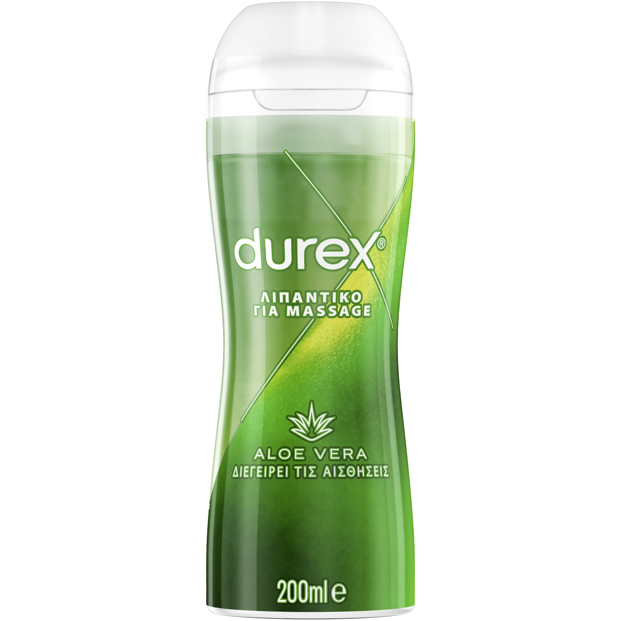 Durex Durex Play Massage Lube Aloe Vera Λιπαντικό, Διεγερτικό Gel για Μασάζ με Αλόη Βέρα 200ml