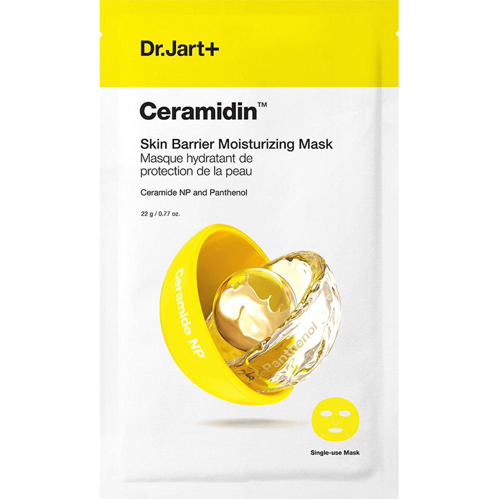 Dr.Jart+ Dr.Jart+ Ceramidin Skin Barrier Moisturuzing Mask for Dry Skin Ενυδατική Μάσκα Προσώπου με Κεραμίδια NP, Πανθενόλη & Γλυκερίνη, Κατάλληλη για Ξηρές Επιδερμίδες 22g