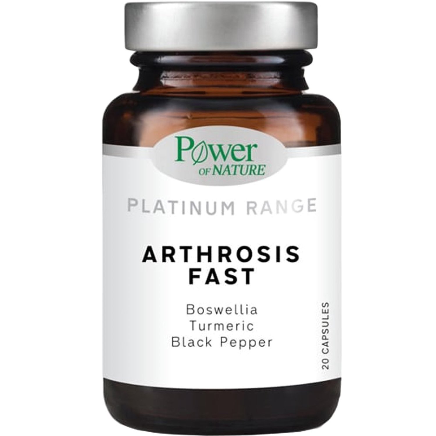 Power Health Platinum Range Arthrosis Fast Φυσικό Παυσίπονο Άμεσης Ανακούφισης στις Έντονες Ενοχλήσεις των Αρθρώσεων 20caps