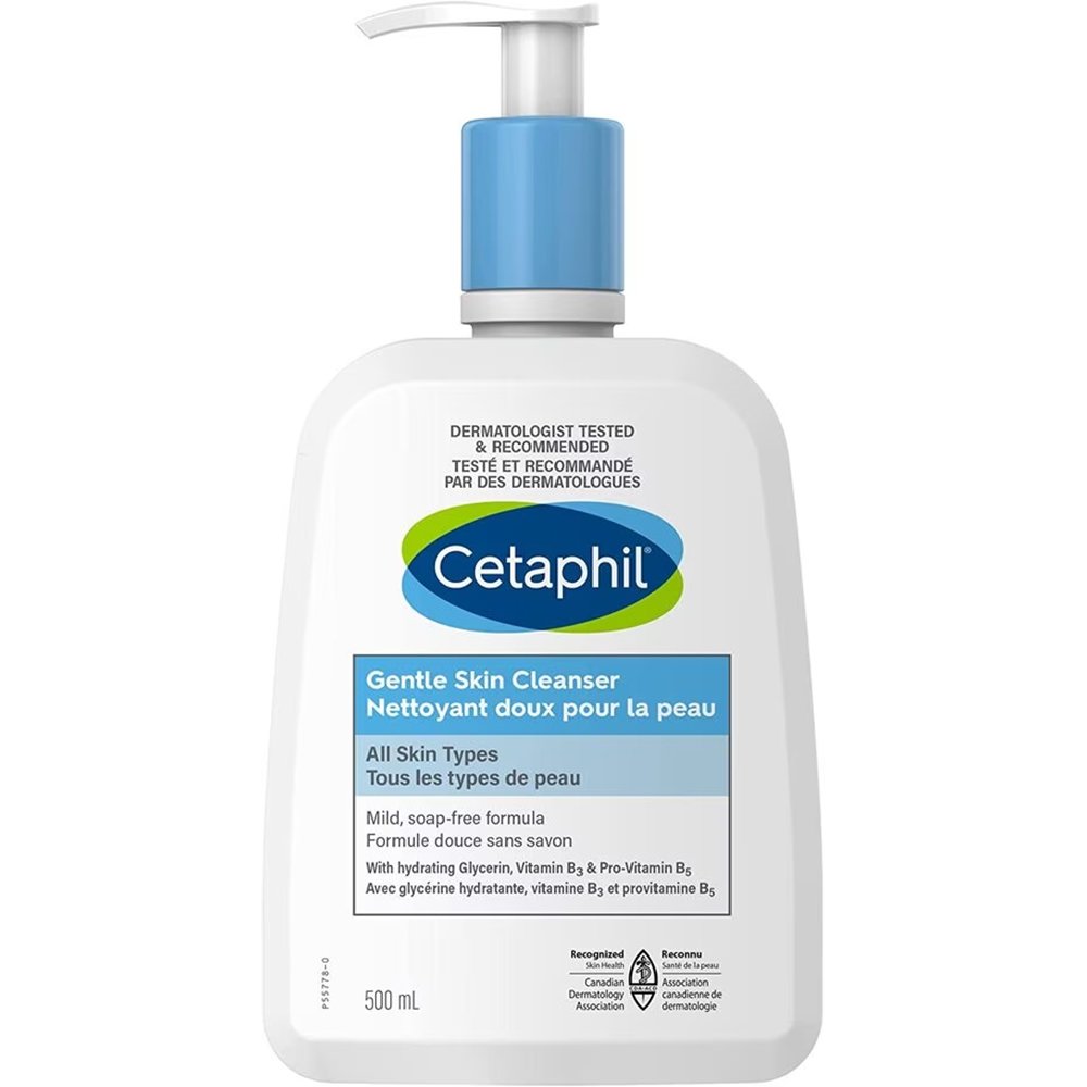Cetaphil Gentle Skin Cleanser Απαλό Καθαριστικό για Όλους τους Τύπους Δέρματος 500ml