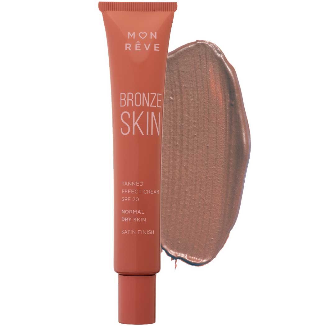 Mon Reve Mon Reve Bronze Skin Tanned Effect Cream for Normal & Dry Skin Κρέμα για Εφέ Μαυρίσματος με Μεταξένιο Αποτέλεσμα, Κατάλληλη για Κανονικό - Ξηρό Δέρμα 30ml - 102 Medium Light