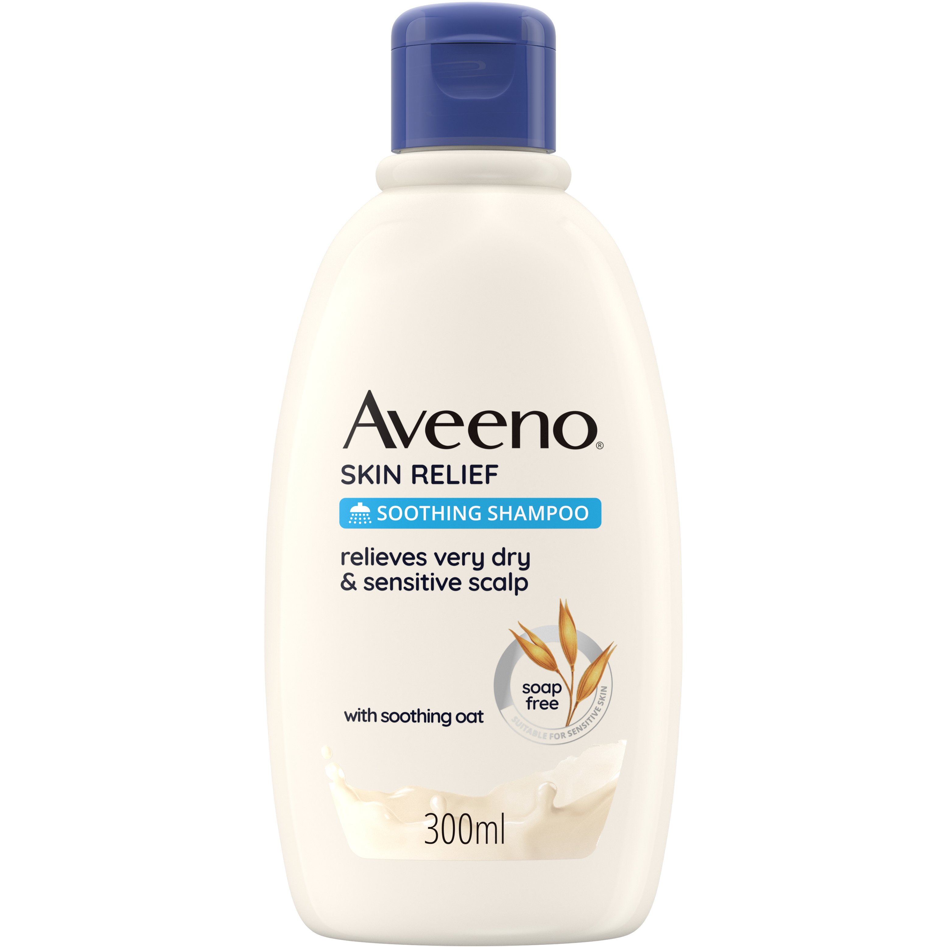 Aveeno Skin Relief Soothing Shampoo Καταπραϋντικό Σαμπουάν Χωρίς Σάπωνες για Πολύ Ξηρό & Ευαίσθητο Τριχωτό 300ml φωτογραφία