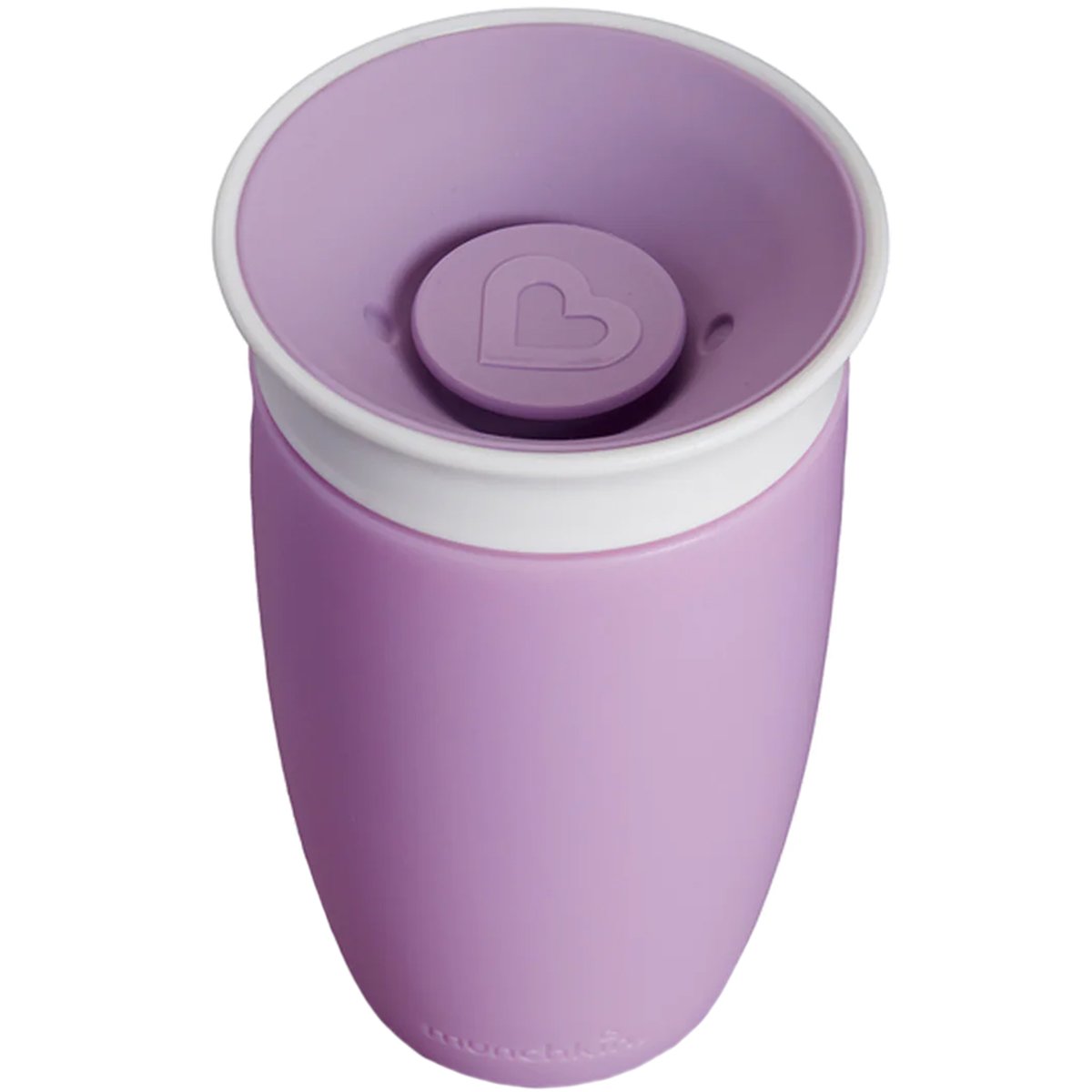 Munchkin Munchkin Sippy Cup Miracle 360° 12m+ Παιδικό Ποτηράκι με Στόμιο 360°, 296ml - Λιλά