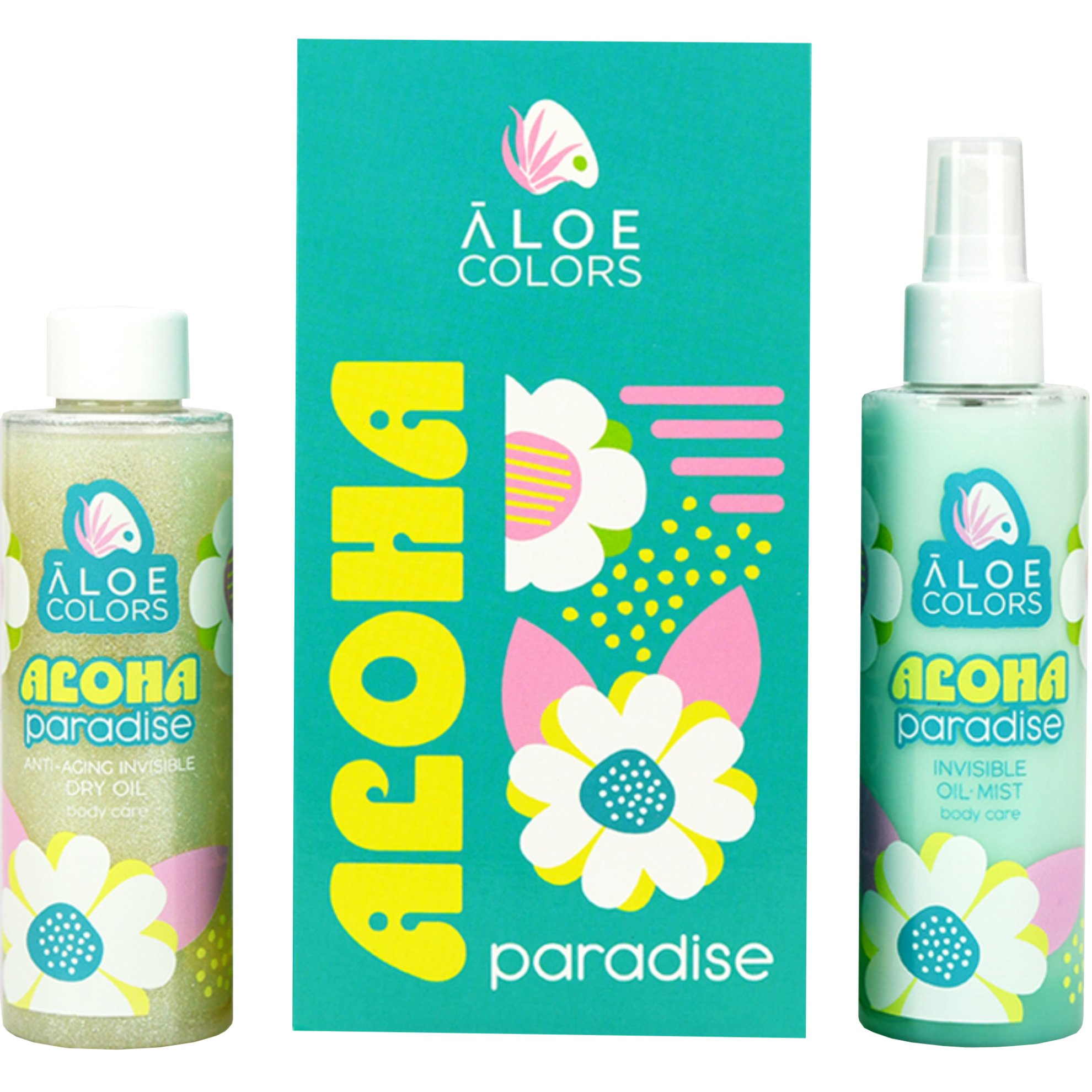 Aloe Colors Promo Aloha Paradise Invisible Oil Mist 150ml & Paradise Anti-aging Invisible Dry Oil 150ml φωτογραφία