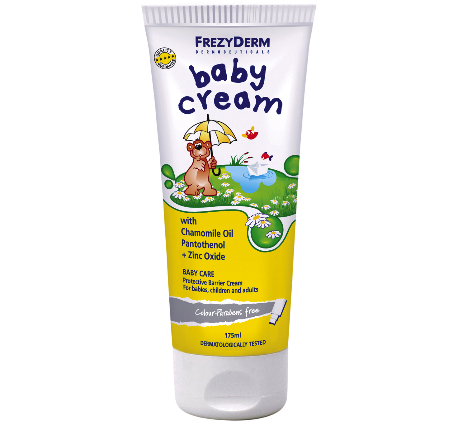 Frezyderm Frezyderm Baby Cream Απαλή, Προστατευτική, Αδιάβροχη Κρέμα για Βρέφη & Παιδιά 175ml