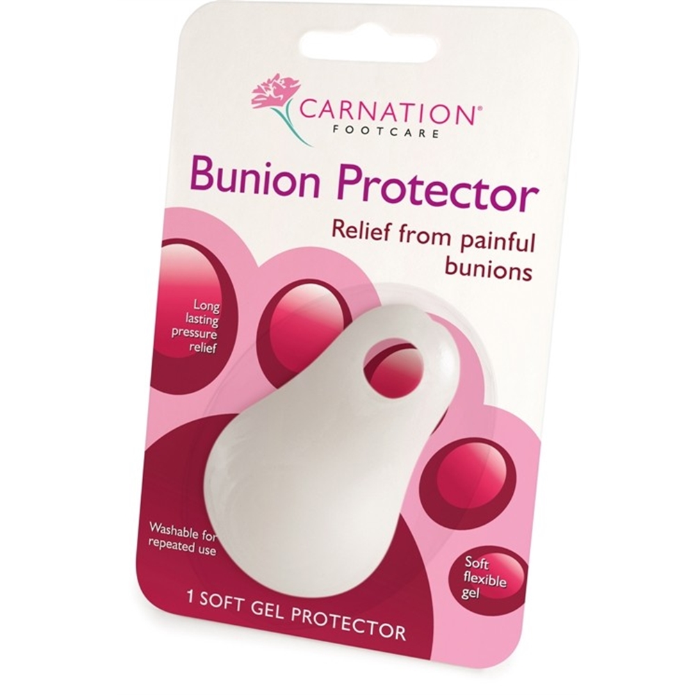 Carnation Carnation Gel Bunion Protector Προστατευτικό Gel για το Κότσι των Δακτύλων, Εμπλουτισμένο με Ενυδατικούς Παράγοντες 1τμχ