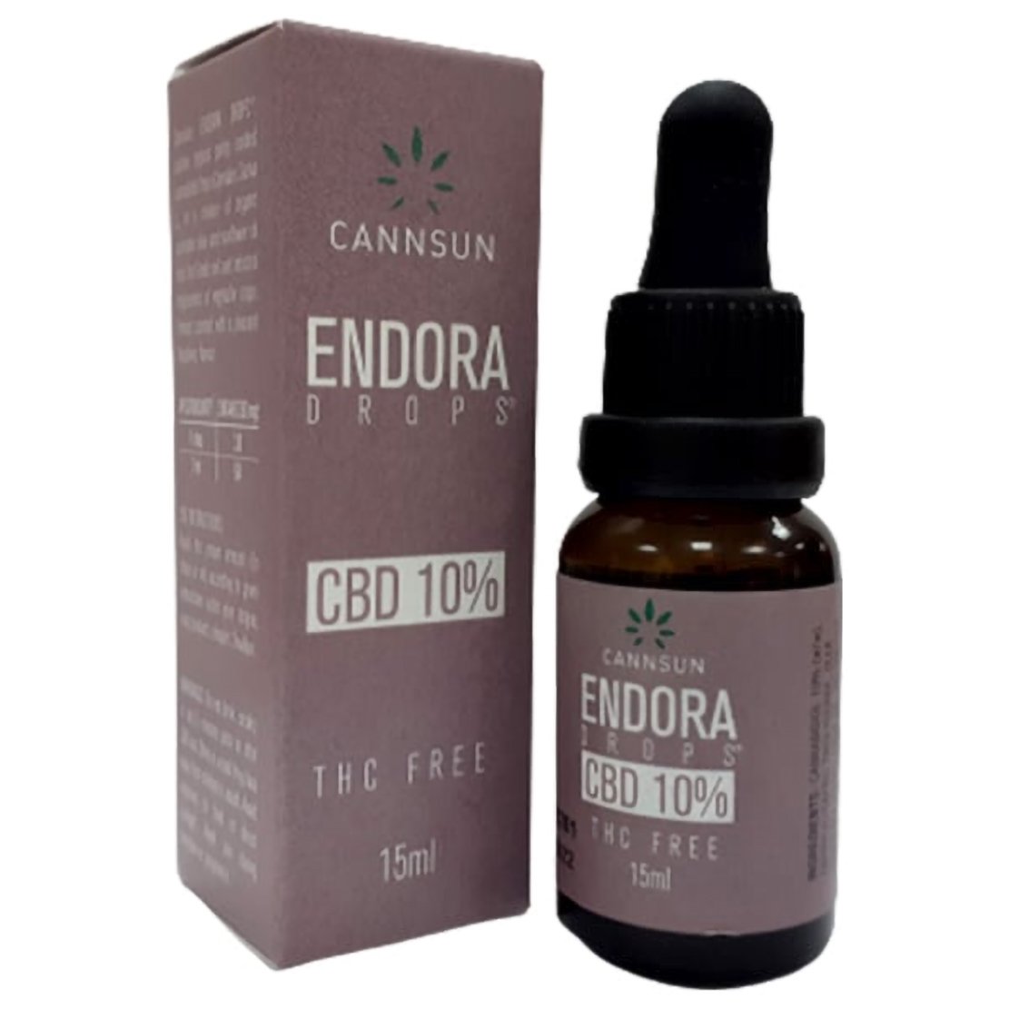 Cannsun Medhel Cannsun Endora Drops CBD 10% THC Free Σταγόνες για την Αντιμετώπιση Ημικρανιών με Έλαιο Κάνναβης 15ml