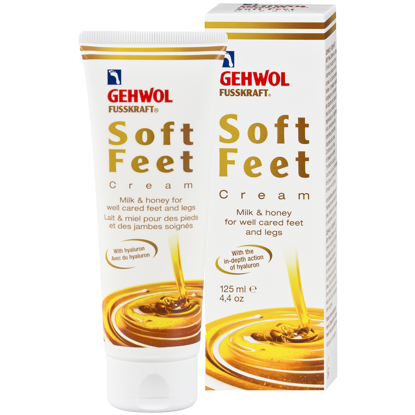 Gehwol Gehwol Fusskraft Soft Feet Cream Κρέμα Ποδιών για Πέλματα και Γάμπες με Μέλι και Γάλα 125ml