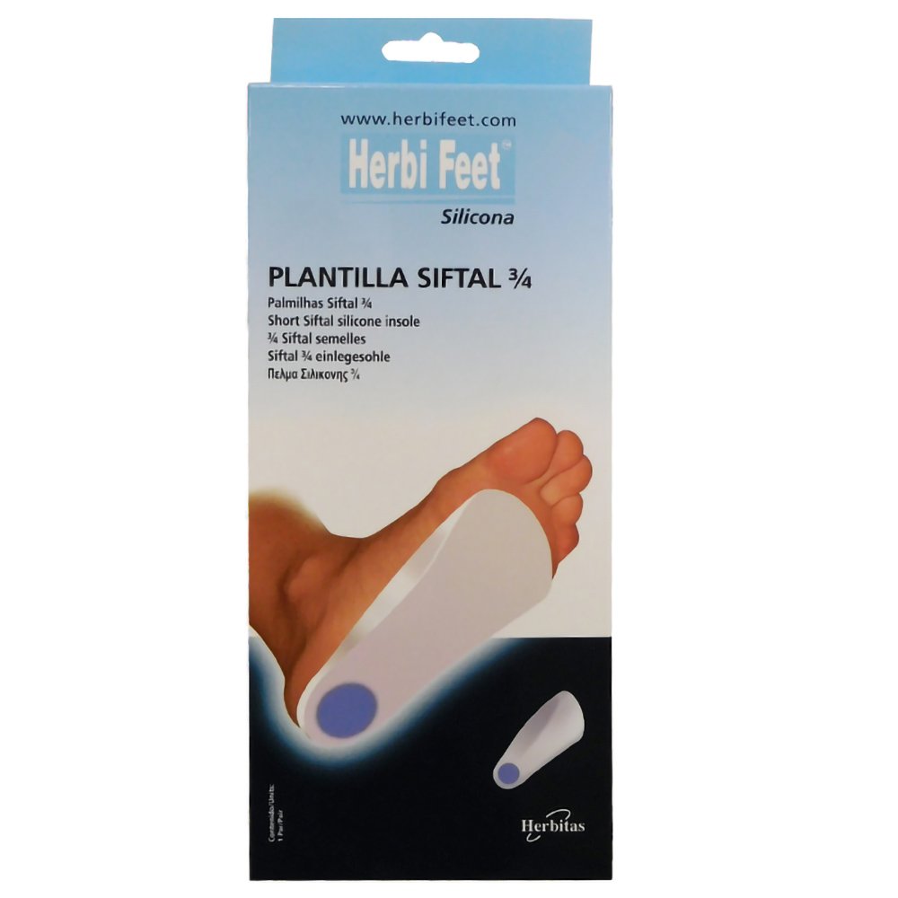 Herbi Feet Herbi Feet Siftal 3/4 Πέλμα Σιλικόνης 2 Τεμάχια - X Large