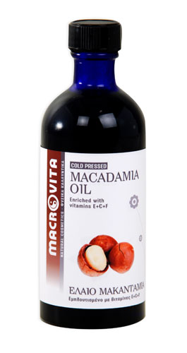 Macrovita Macrovita Έλαιο Μακαντάμια Με ενυδατικές και αντιγηραντικές ιδιότητες 100ml