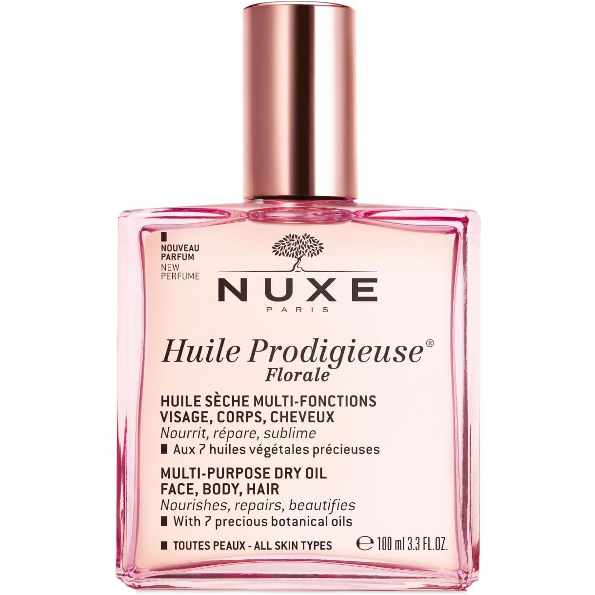 Nuxe Nuxe Huile Prodigieuse Florale Multi-Purpose Dry Oil Πολυχρηστικό Ξηρό Λάδι για Πρόσωπο, Σώμα & Μαλλιά με Άρωμα Λουλουδιών 100ml