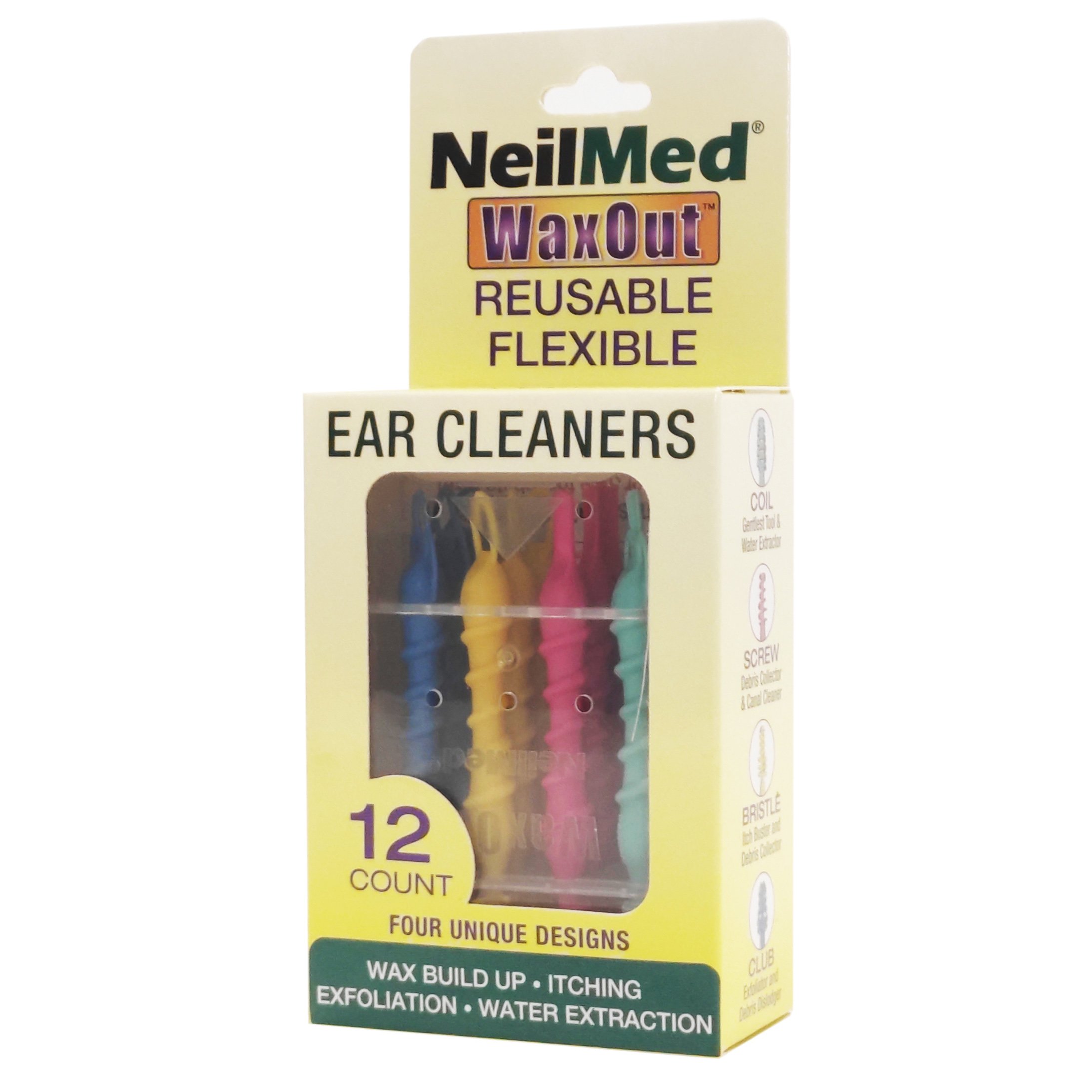 NeilMed NeilMed WaxOut Ear Cleaners Εργαλεία Καθαρισμού Αυτιών 12 Τεμάχια