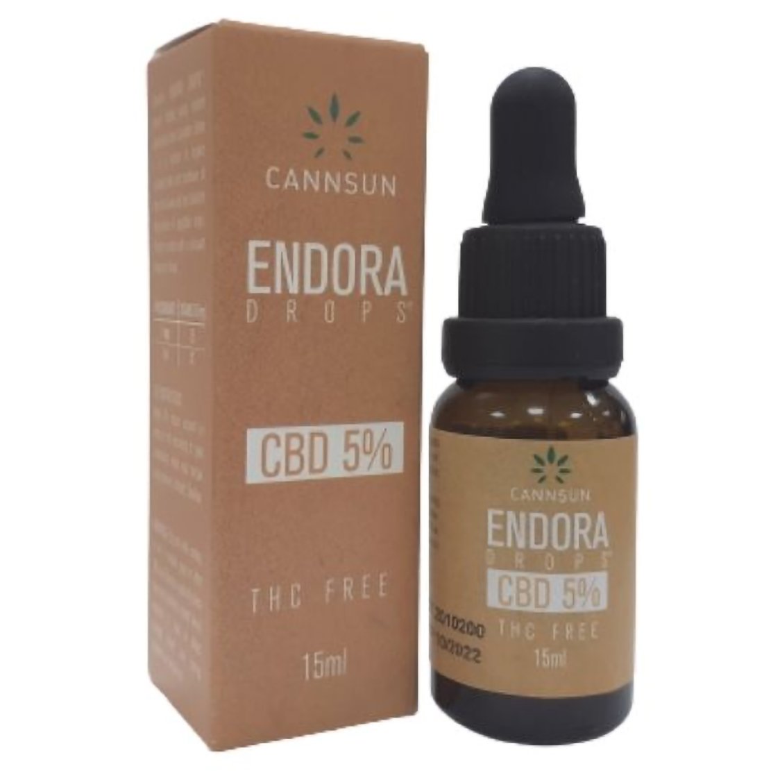 Cannsun Medhel Cannsun Endora Drops CBD 5% THC Free Σταγόνες για την Αντιμετώπιση Ημικρανιών με Έλαιο Κάνναβης 15ml