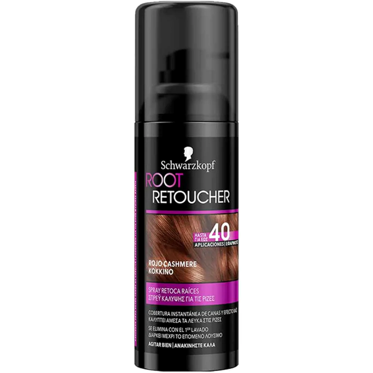 Schwarzkopf Root Retoucher Rojo Cashmere Spray που Καλύπτει τα Λευκά στις Ρίζες, Κόκκινο 120ml