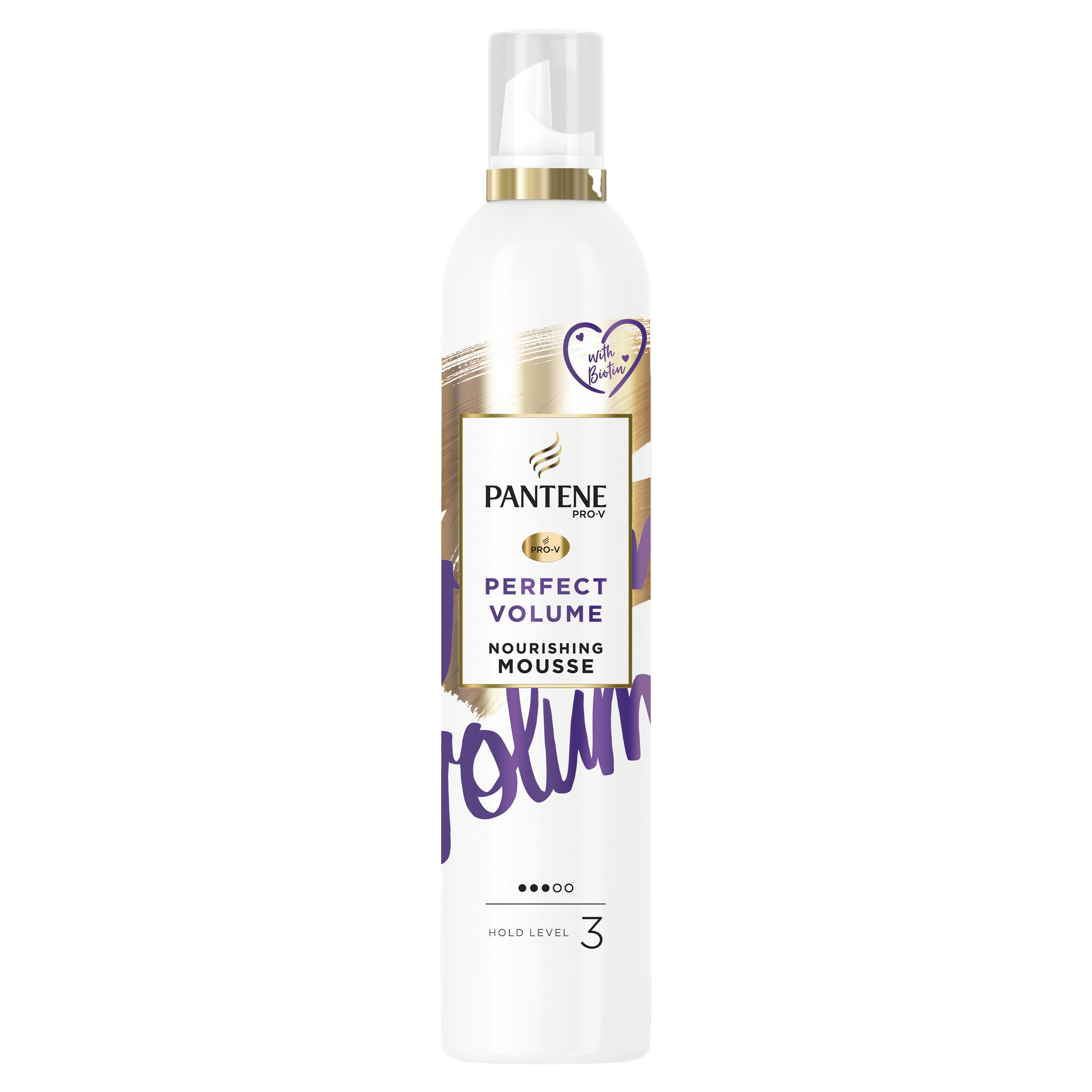 Pantene Pro-V Perfect Volume Nourishing Hair Mousse Hold Level 3 Αφρός Μαλλιών για Όγκο, Προστασία από τη Θερμότητα & Κράτημα που Διαρκεί 200ml φωτογραφία