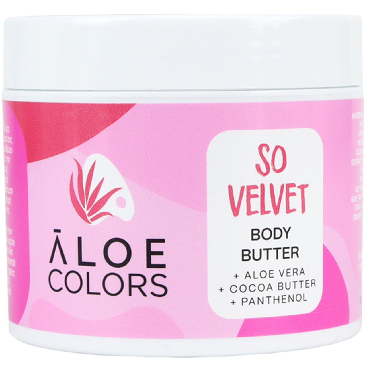 Aloe Colors Aloe Colors So Velvet Body Butter Ενυδατικό, Θρεπτικό Βούτυρο Σώματος με Άρωμα Πούδρας 200ml