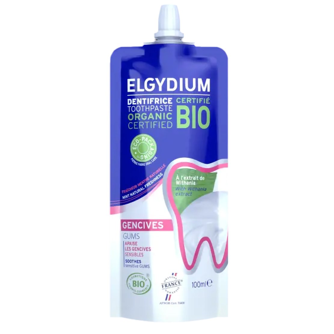 Pierre Fabre Oral Care Elgydium Gengivas Gums Bio Toothpaste Βιολογική Οδοντόκρεμα για την Φροντίδα των Ευαίσθητων Ούλων 100ml