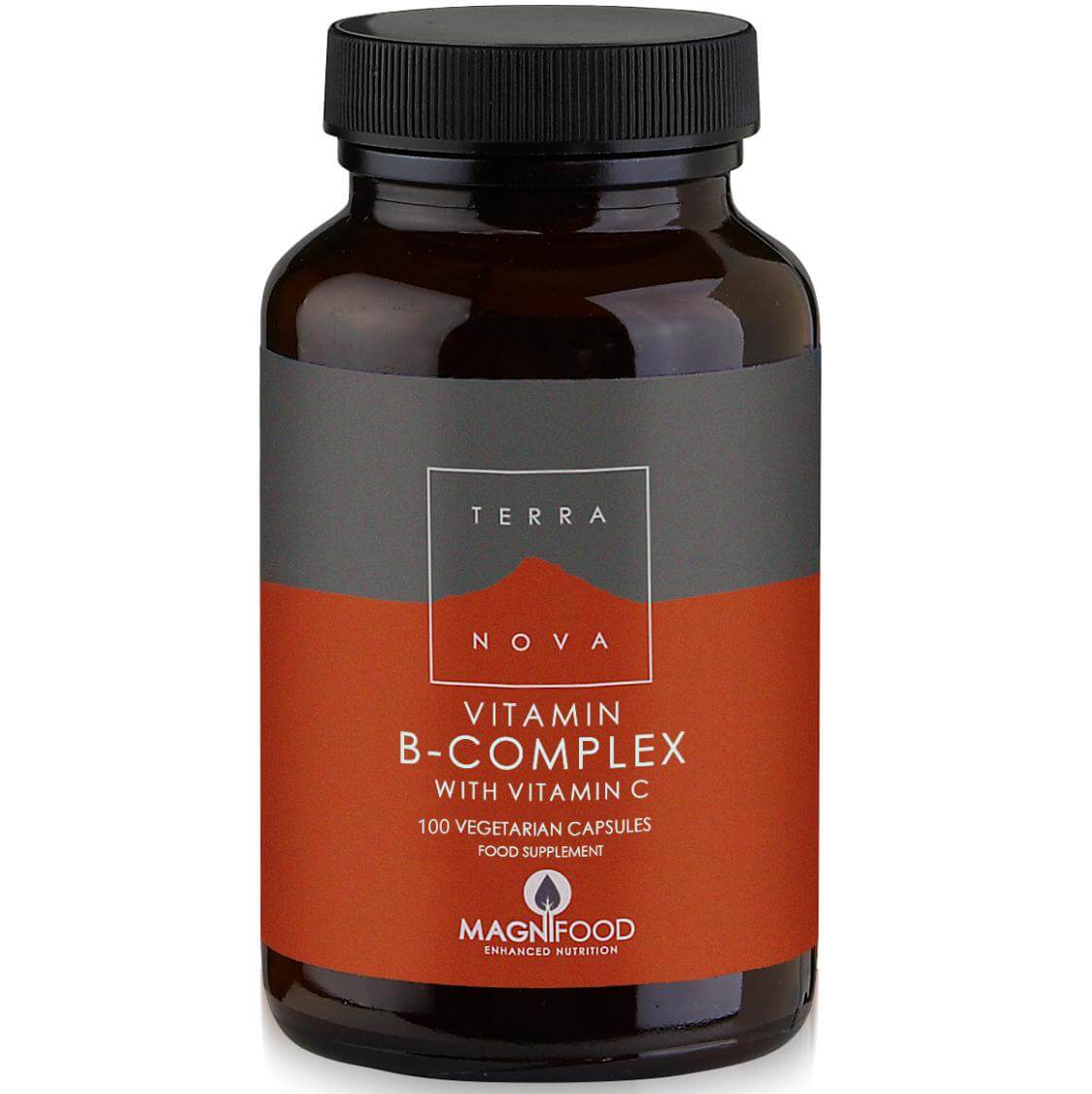 Bionat Terranova B-Complex with Vitamin C για τη Καλύτερη Διαχείριση του Στρες και την Ενίσχυση του Μεταβολισμού 100veg.caps