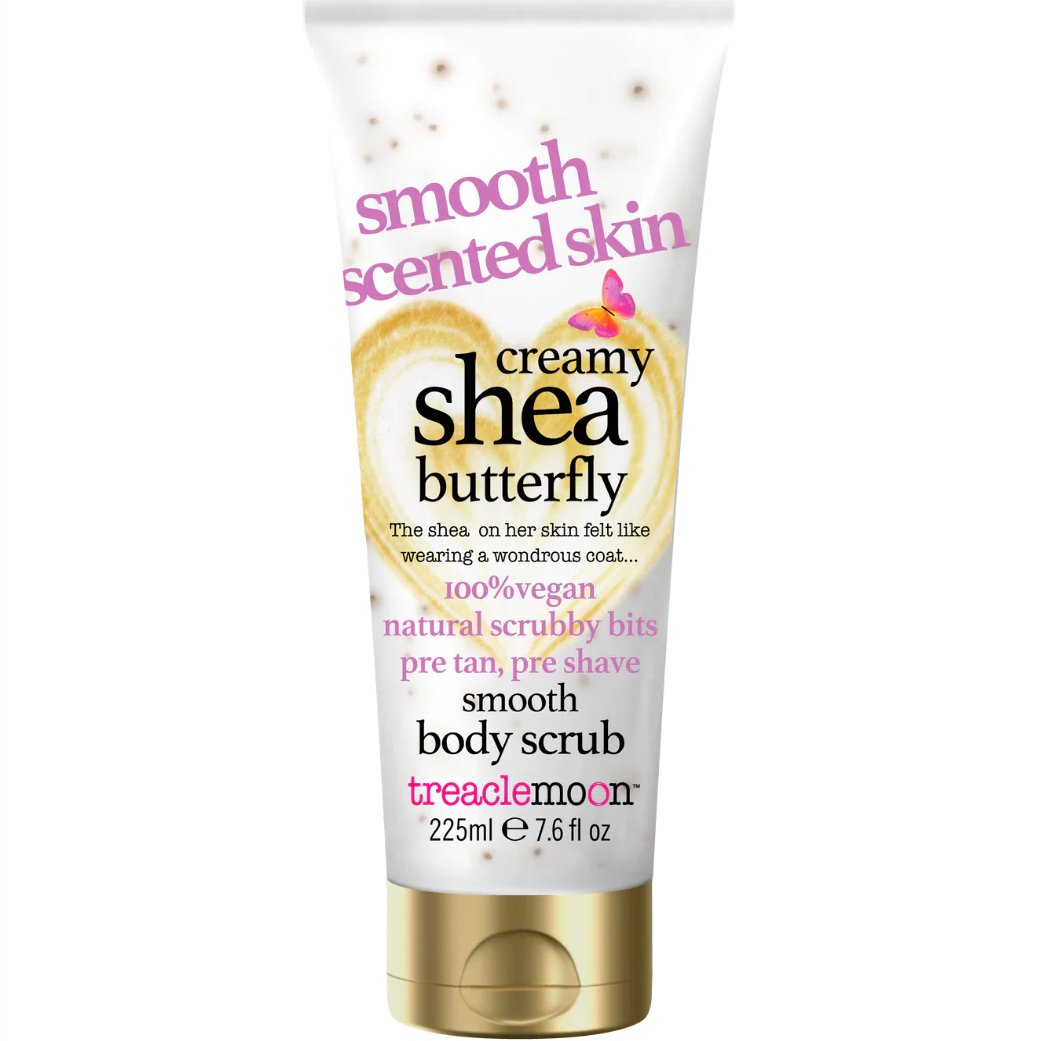 Treaclemoon Treaclemoon Creamy Shea Butterfly Smooth Body Scrub Απαλό Απολεπιστικό Σώματος με Εκχύλισμα Βουτύρου Καριτέ 225ml