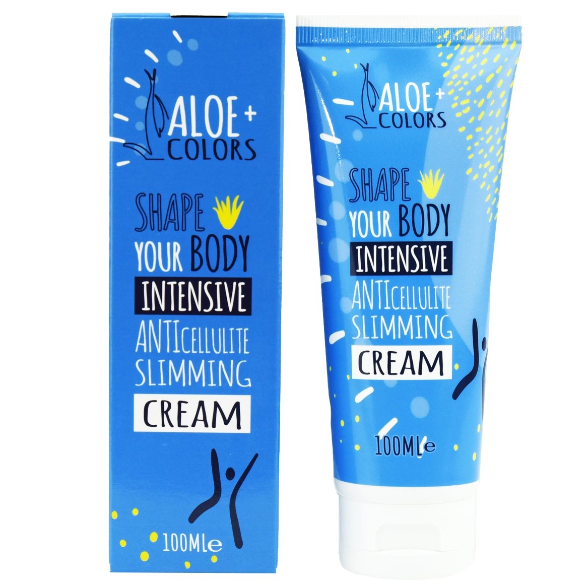 Aloe Colors Aloe+ Colors Shape Your Body Intensive Anti-Cellulite Slimming Cream Αδυνατιστική Κρέμα Σώματος με Πλούσια Υφή, Κατά της Κυτταρίτιδας & του Τοπικού Πάχους 100ml